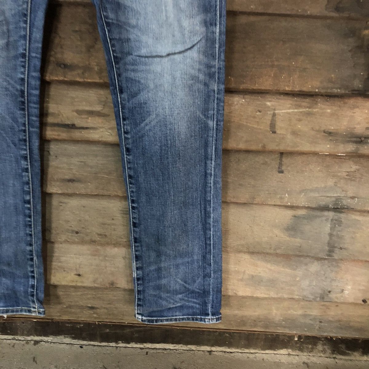 Faded Glory Uniqlo faded japan Jeans Blue Denim Pants #7310 Size US 32 / EU 48 - 7 Thumbnail