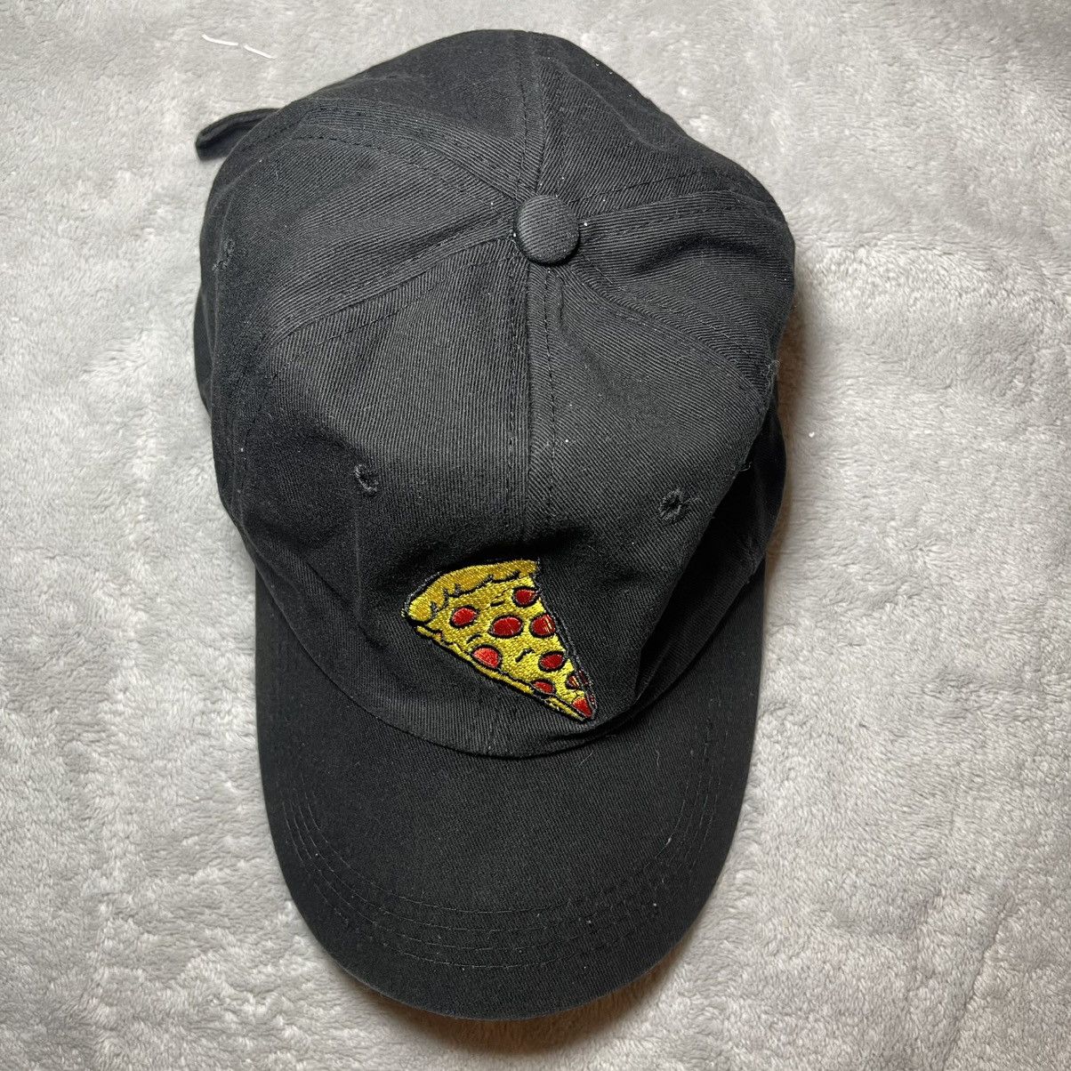Other Pizza Slice Embroidered Black Hat Adjustable Baseball Cap Size ONE SIZE - 7 Thumbnail