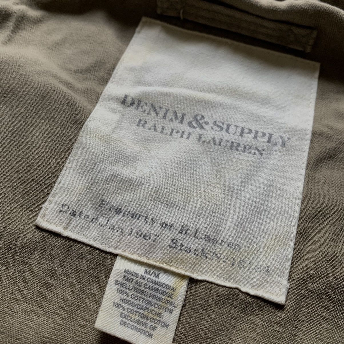 Vintage Denim & Supply Ralph Lauren M65 Hidden Hoodie Bono Lgb Style Size US L / EU 52-54 / 3 - 9 Thumbnail