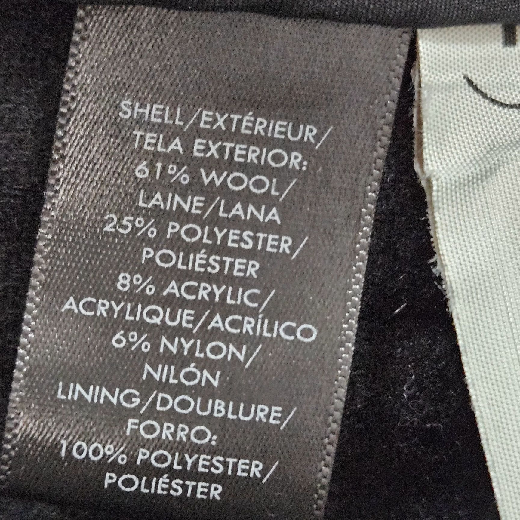 Ann Taylor Ann Taylor Black Wool Blend Hooded Full Zip Cargo Pockets Utility Coat 4 Size S / US 4 / IT 40 - 4 Thumbnail