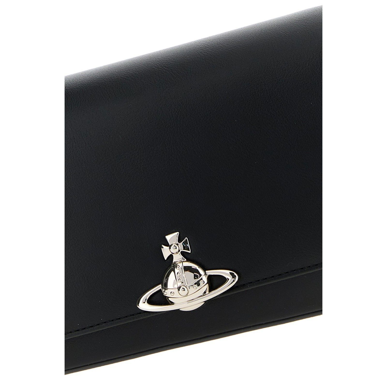 Vivienne Westwood VIVIENNE WESTWOOD Medium Hazel Black Shoulder Bag New Size ONE SIZE - 4 Thumbnail