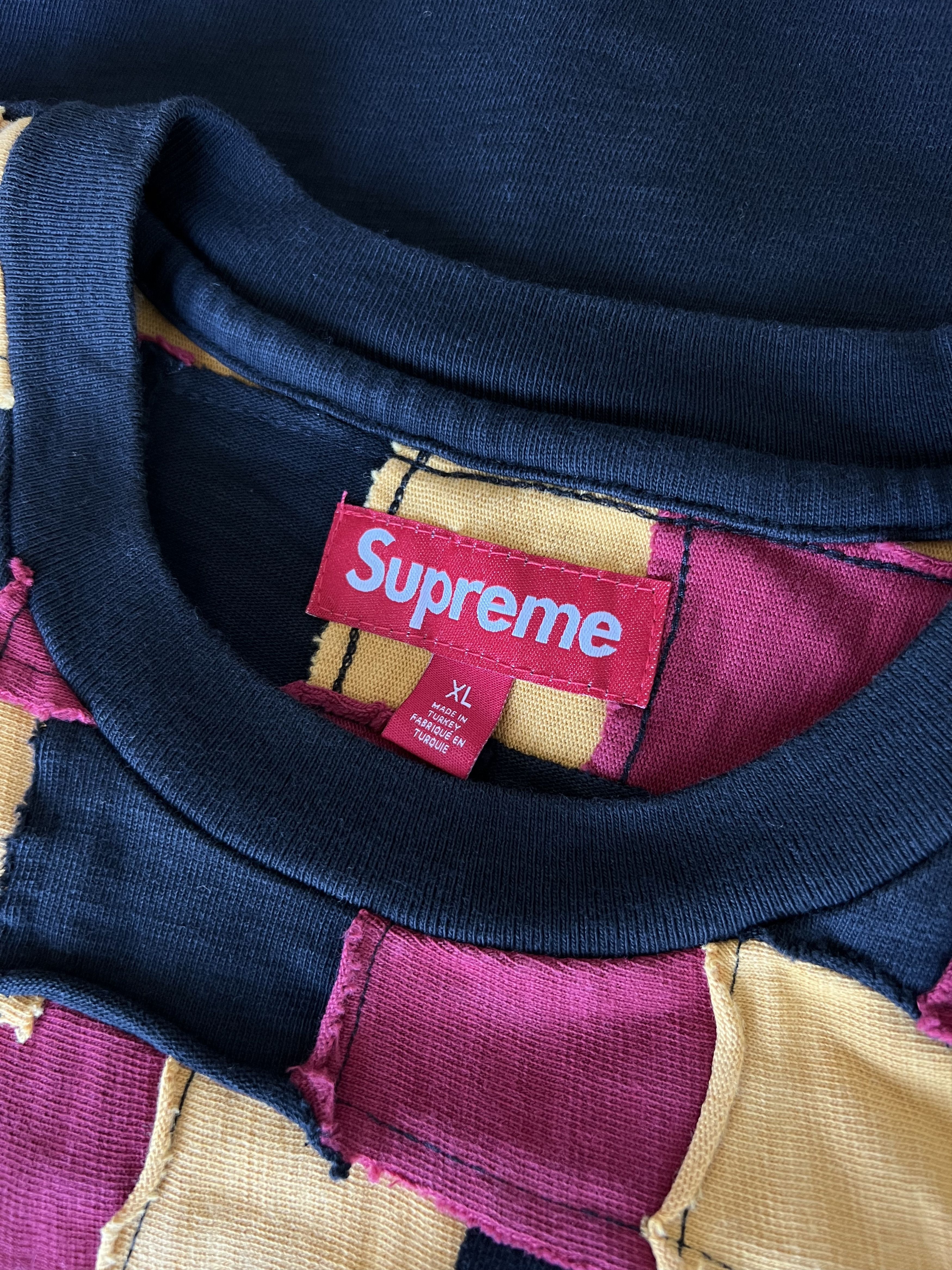 Supreme Supreme Patchwork Yoke Football Top in Black Size US XL / EU 56 / 4 - 7 Thumbnail