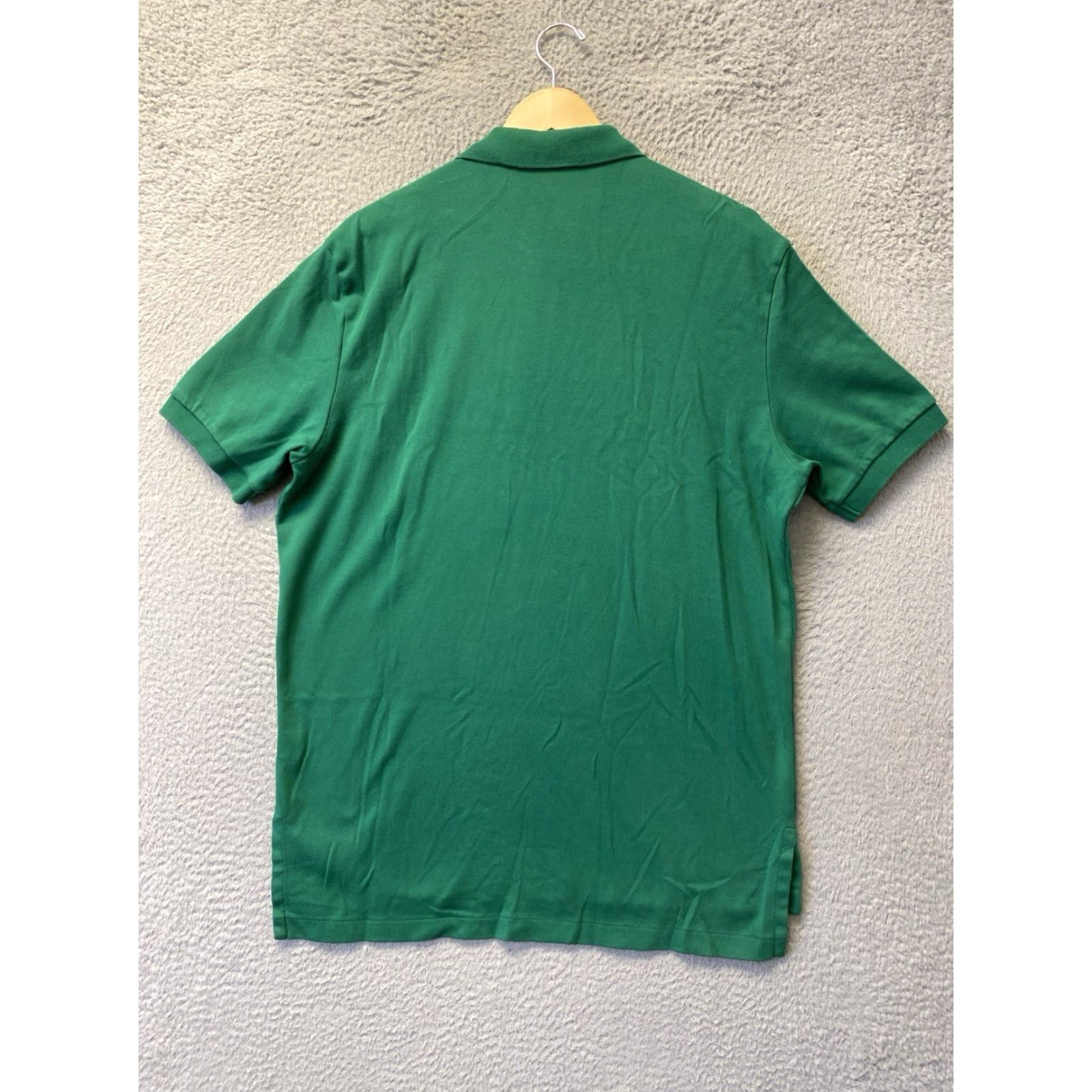 Polo Ralph Lauren VINTAGE Polo Ralph Lauren POLO Shirt Mens Large Green Cotton Short Sleeve Polo with Logo 134-1 90s Rugby Style Size US L / EU 52-54 / 3 - 5 Thumbnail