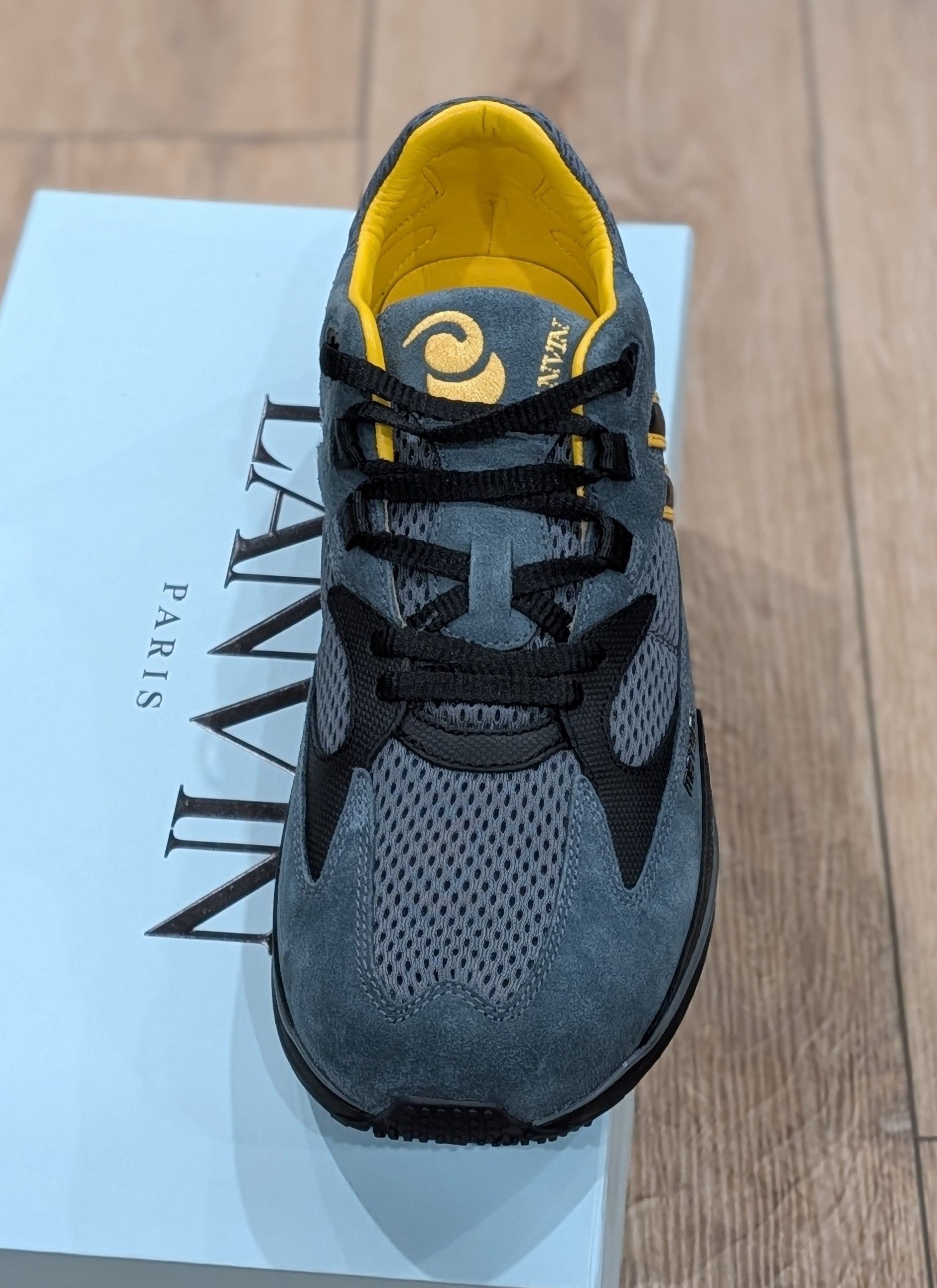 Lanvin Lanvin Meteor Mesh Runner Sneakers Steel/Daffodil US 11 Size US 11 / EU 44 - 2 Thumbnail