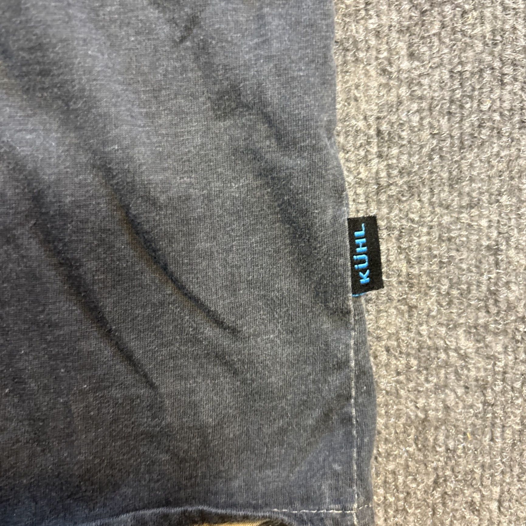Vintage Kuhl Shirt Descendr Button-Up Medium Organic Cotton Hiking Mens Blue Grey Size US M / EU 48-50 / 2 - 4 Thumbnail
