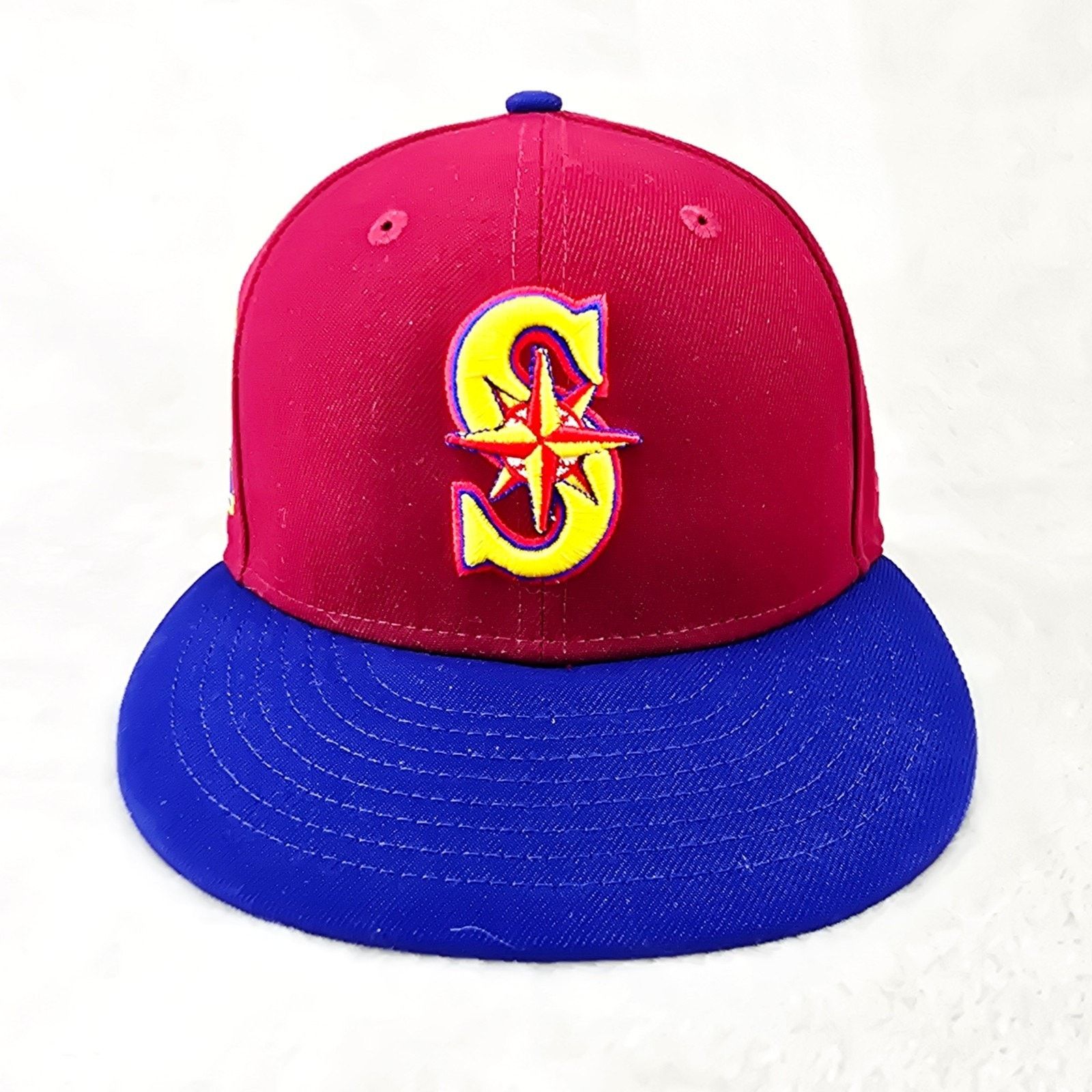 New Era Seattle Mariners New Era 59fifty Hat Sz 7 1/8 Fitted 30th Size ONE SIZE - 1 Thumbnail