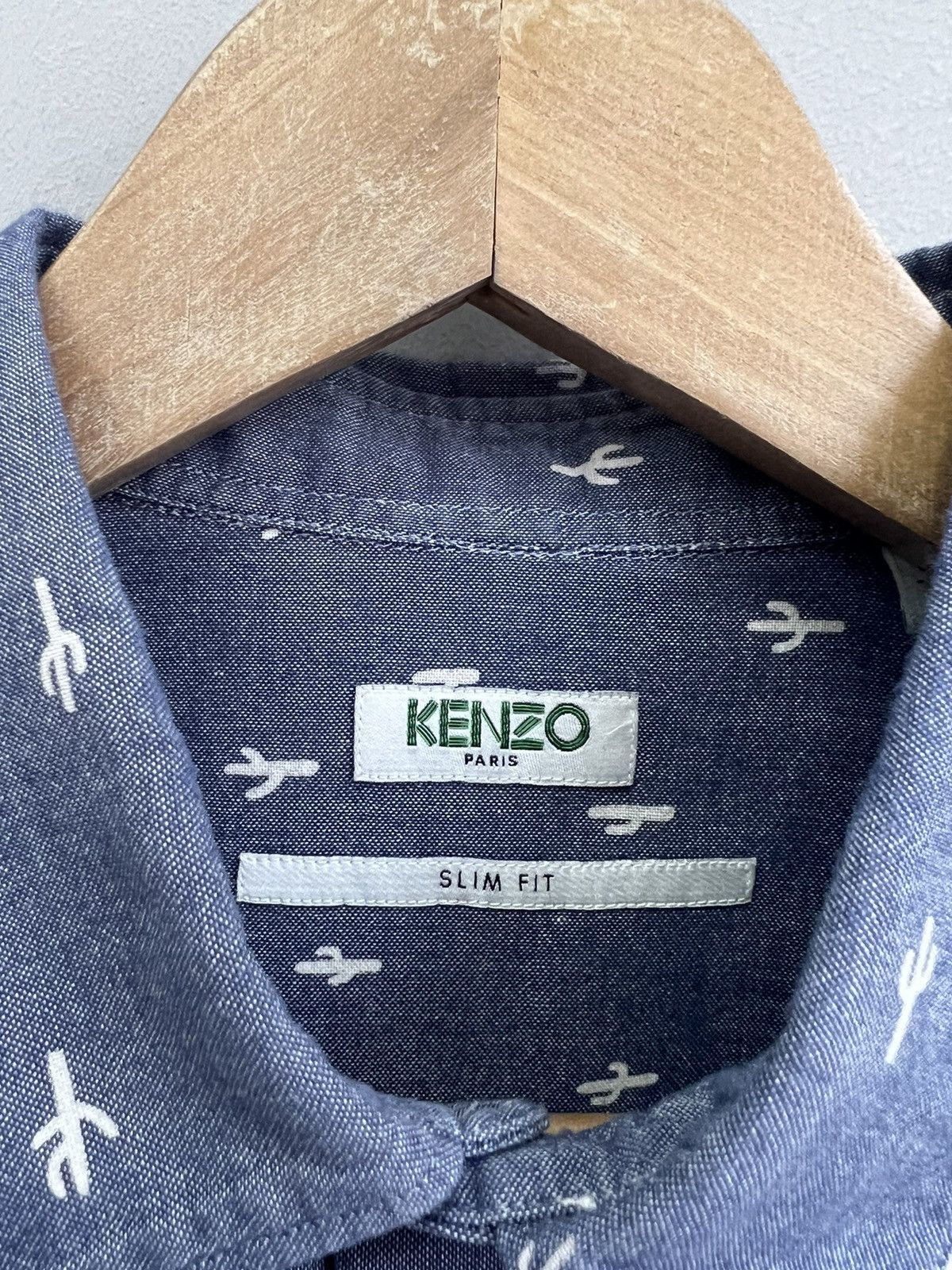 Kenzo Kenzo Shirt button up Streetwear Cactus Print Size US L / EU 52-54 / 3 - 4 Thumbnail