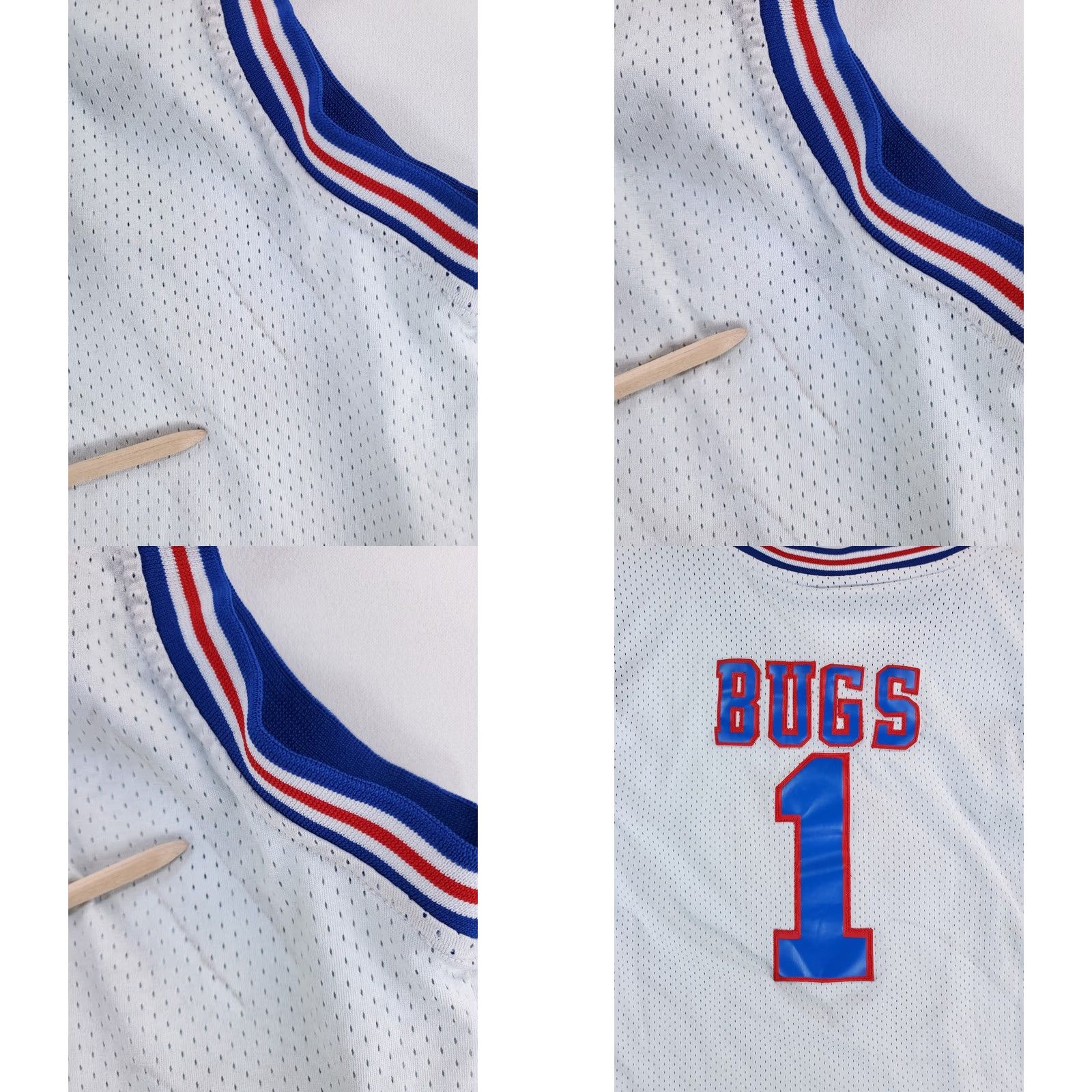 Champion VINTAGE Champion Space Jam Tune Squad Jersey Bugs Bunny White Mens L 90s Tank Size US L / EU 52-54 / 3 - 9 Thumbnail