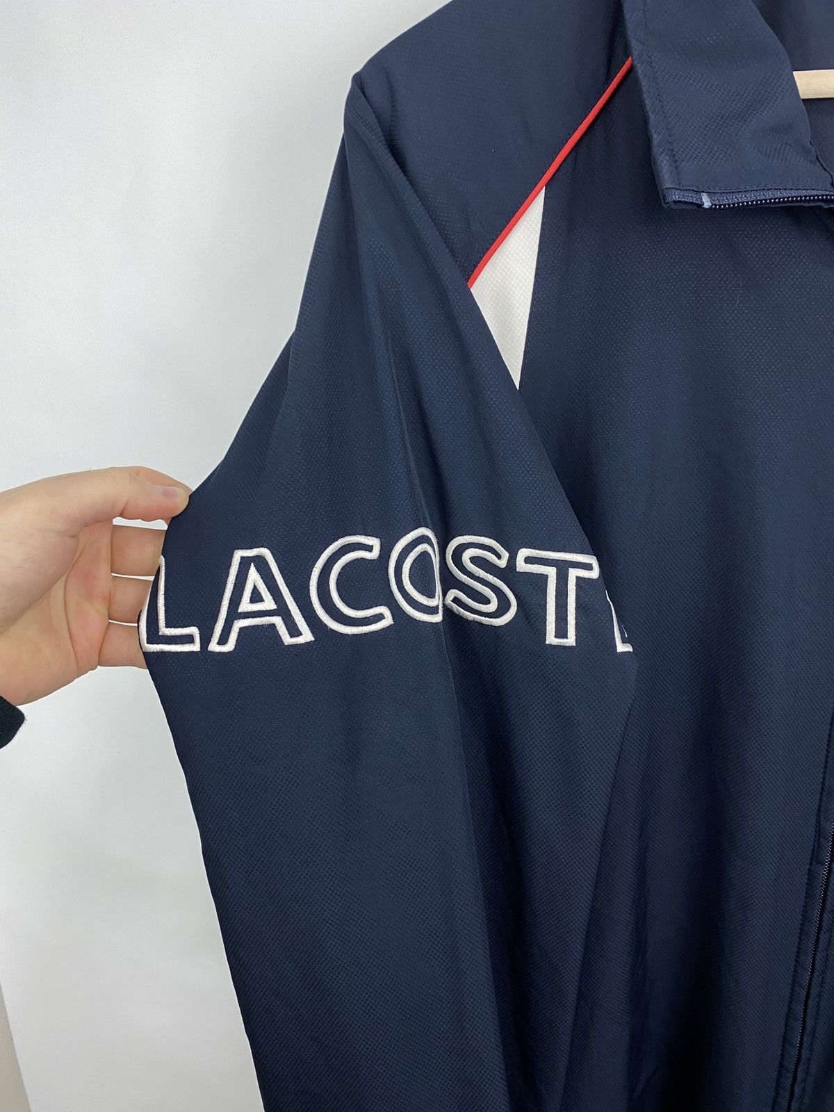 Lacoste 🇫🇷 Vintage 90s Lacoste Zip Hoodie Athletic Style Retro Y2K Size US XXL / EU 58 / 5 - 5 Thumbnail