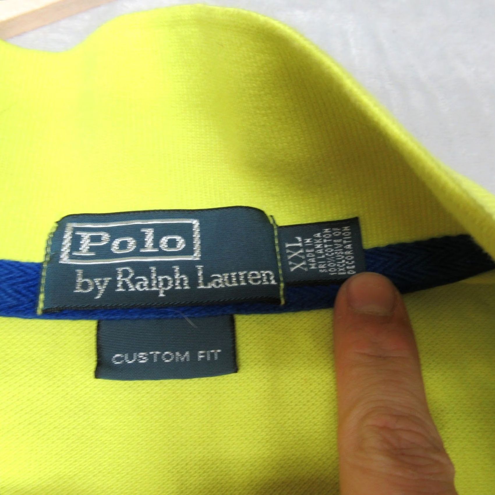 Polo Ralph Lauren Polo Ralph Lauren Shirt Mens Big 2X Yellow Custom Fit Golf Pony READ Size US XXL / EU 58 / 5 - 3 Thumbnail