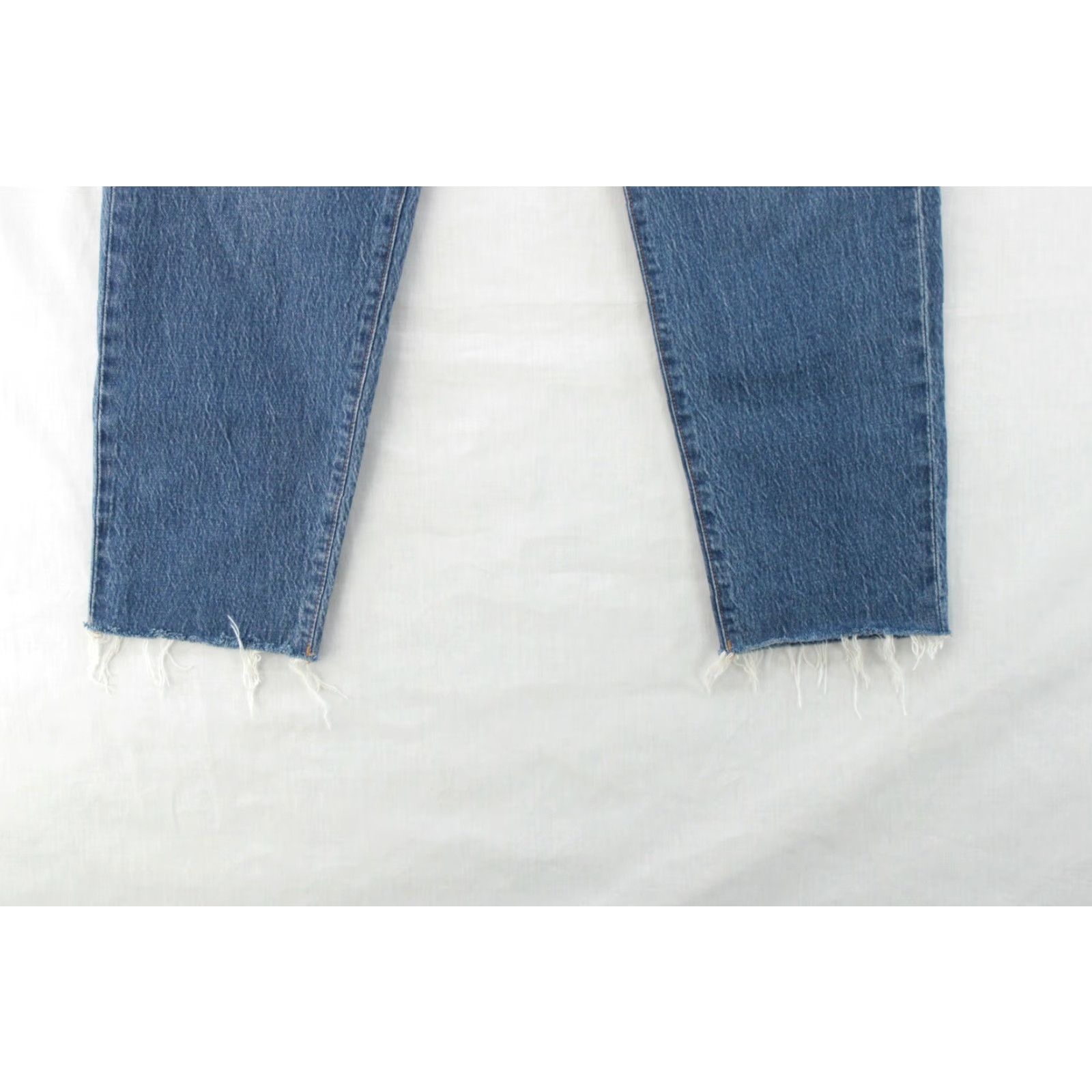 Madewell Madewell Jean Button Fly High Rise Distressed Medium Wash Womens Size 34 Size 24" / US 00 / IT 34 - 3 Thumbnail