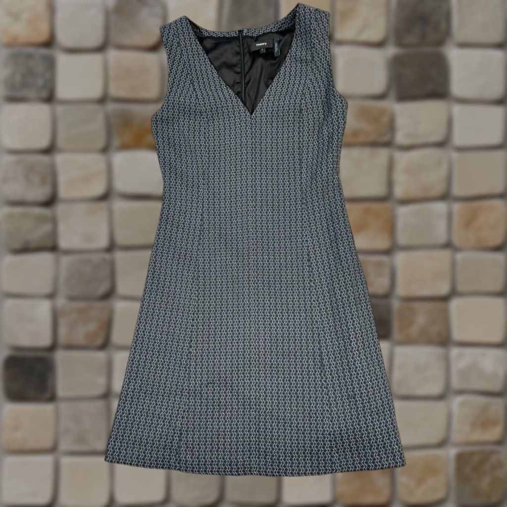 Theory Theory Dress Womens 2 Gray Blue Bodycon Size XS / US 0-2 / IT 36-38 - 1 Thumbnail