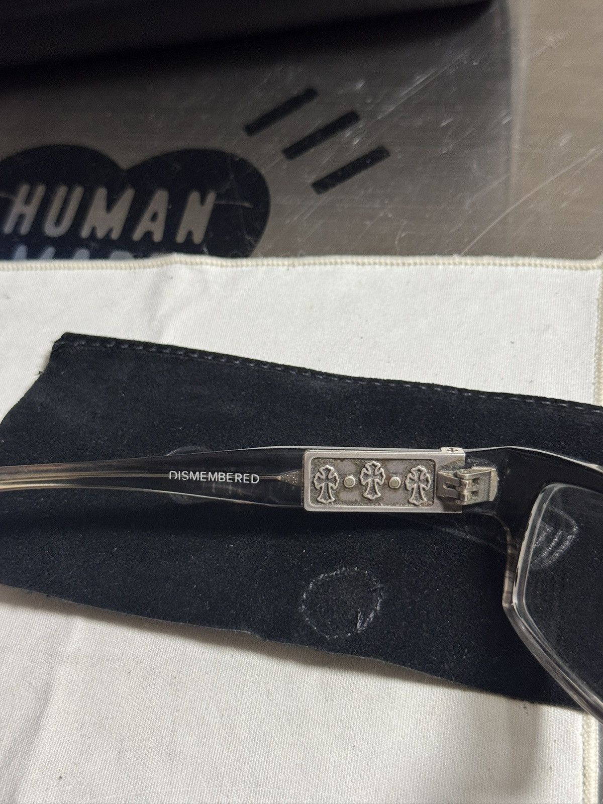 Chrome Hearts Chrome Hearts CH Cross Dismembered Glasses Black Size ONE SIZE - 8 Thumbnail