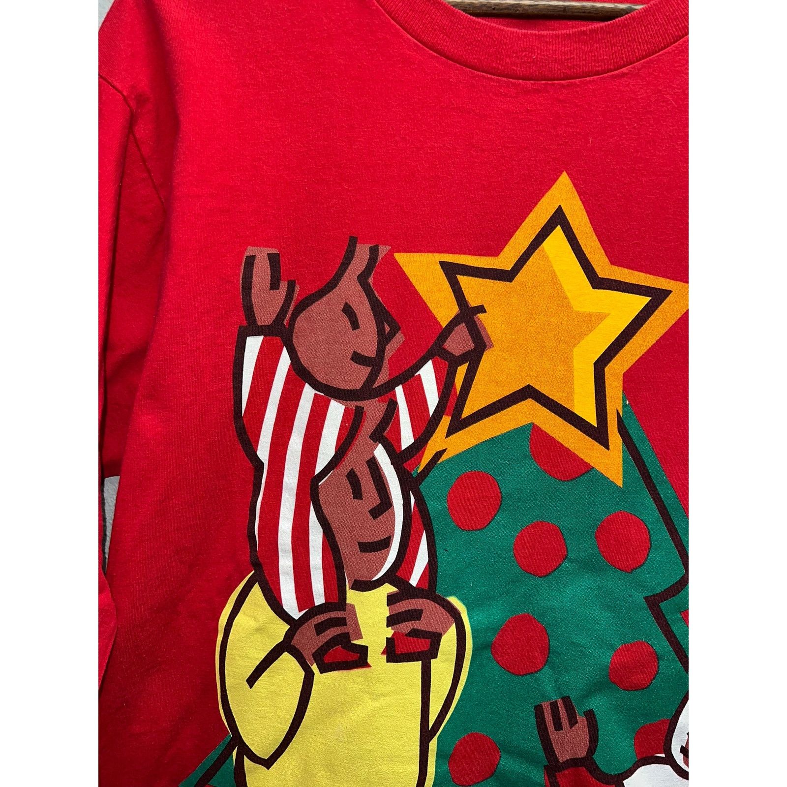 Vintage 1996 Vintage Christmas Tree Star Family Red Shirt 90s VTG XL Size US XL / EU 56 / 4 - 2 Thumbnail