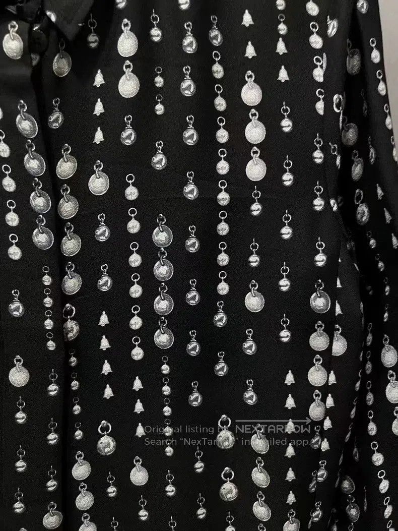 Hermes Hermes All-over Beaded Long Sleeve Shirt Size XXS / US 00 / IT 34 - 3 Thumbnail