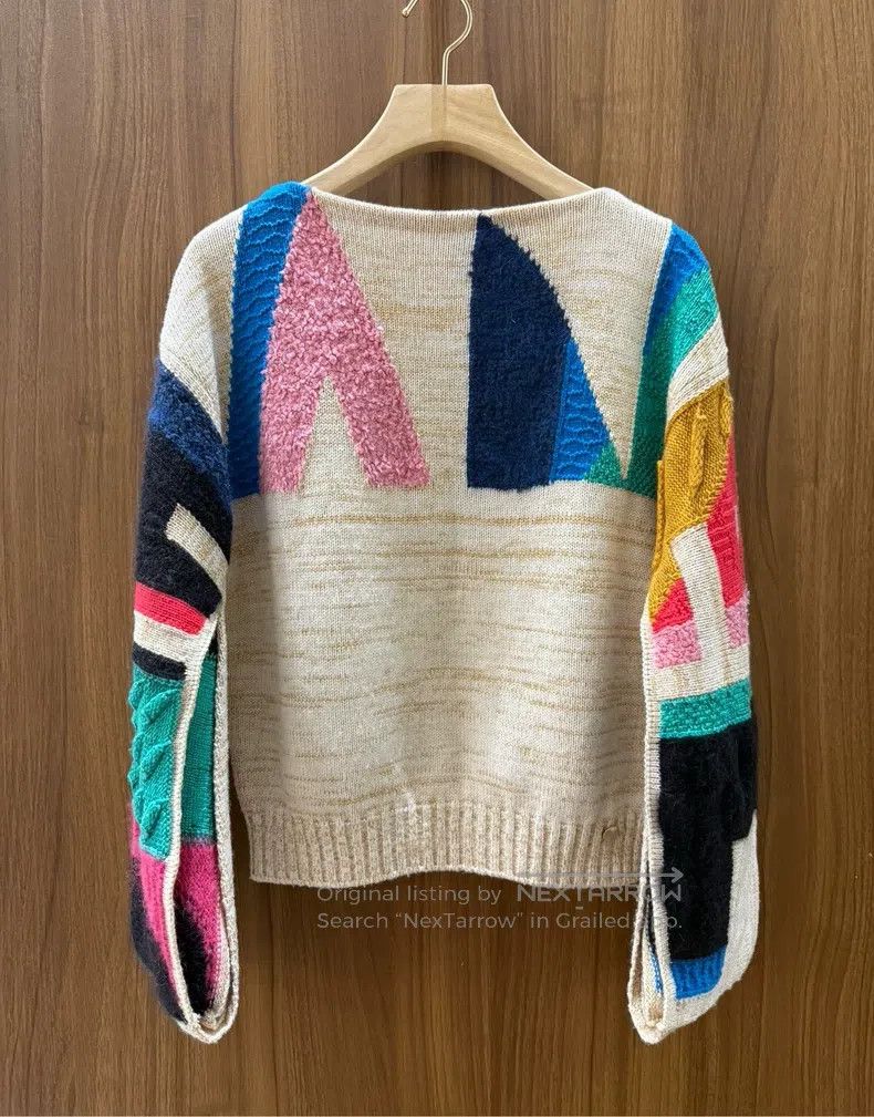 Chanel Chanel Egyptian series colour-block knitted sweater Size XS / US 0-2 / IT 36-38 - 1 Thumbnail