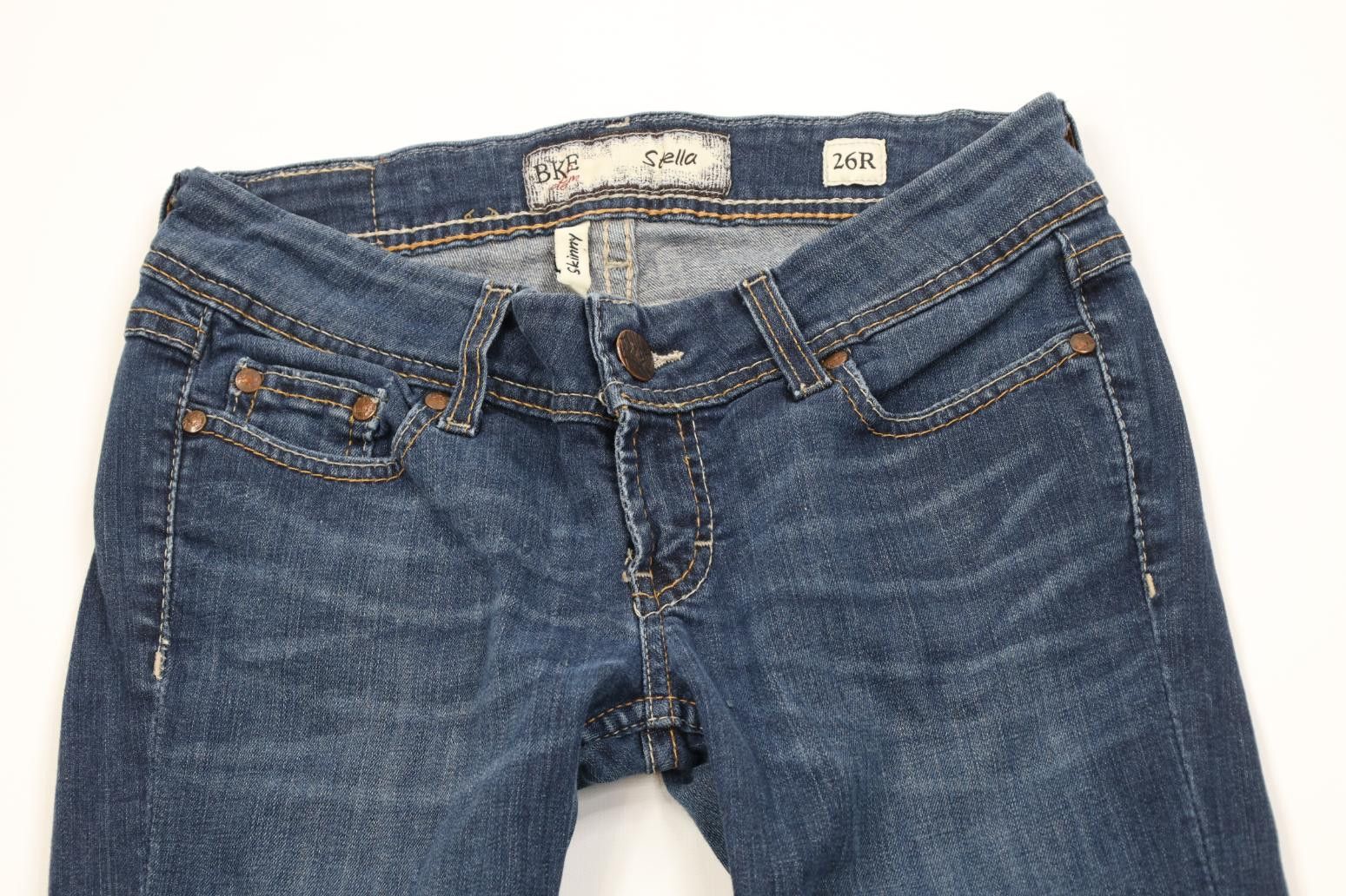 Vintage Buckle BKE Stitch Stella Stretch Skinny Leg Denim Jeans Size 26" / US 2 / IT 38 - 2 Thumbnail