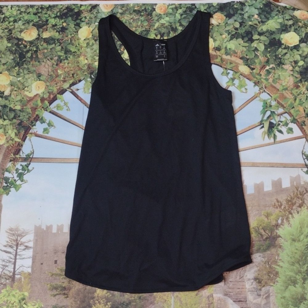 Adidas Adidas NWT black Karlie Kloss long tank size XS Size XS / US 0-2 / IT 36-38 - 3 Thumbnail