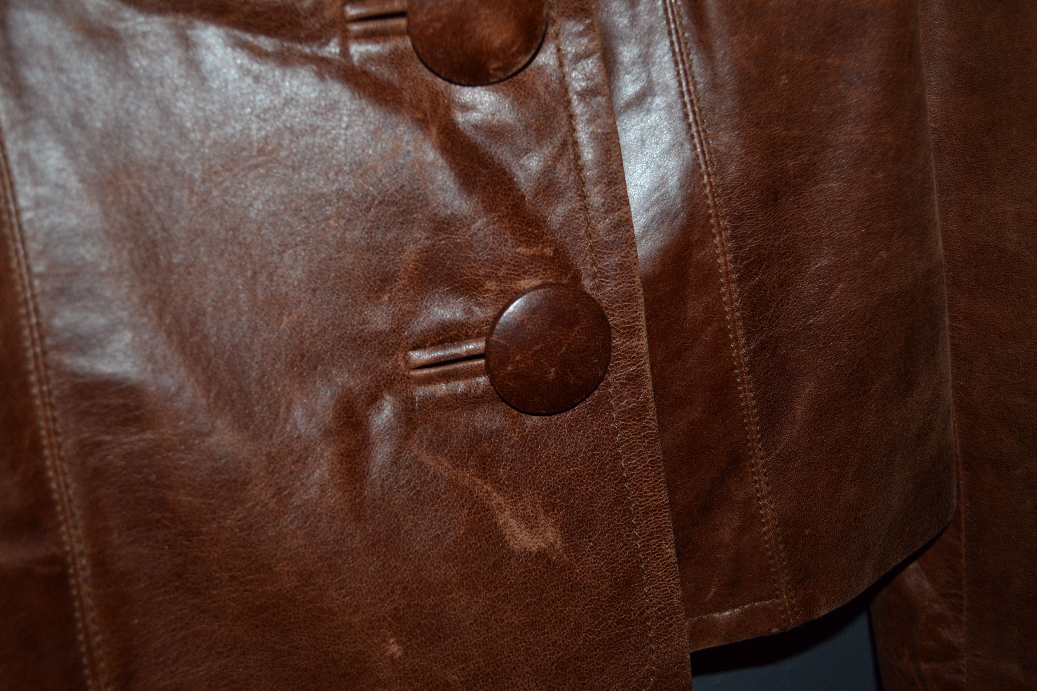 Other Martin Grant Paris M size Brown Leather Jacket Women’s Size M / US 6-8 / IT 42-44 - 3 Thumbnail