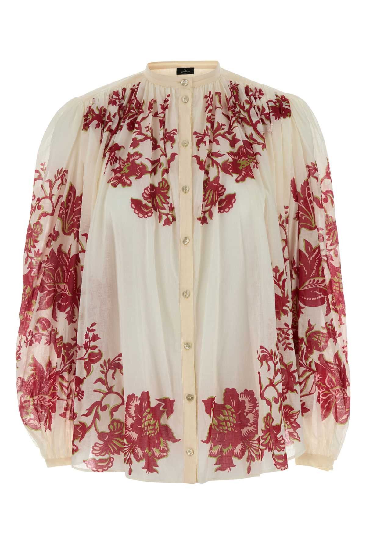 Printed Cotton Blouse, Women's (Size Xs)