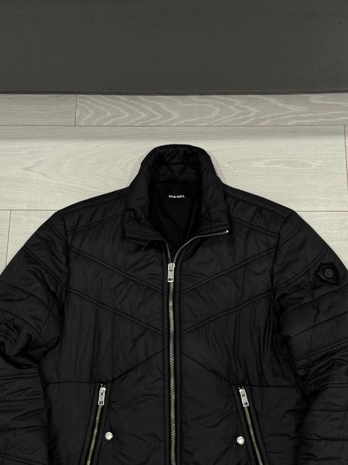 Diesel Diesel Y2K Glamour Multi Zip Puffer Jacket Size US XL / EU 56 / 4 - 2 Thumbnail