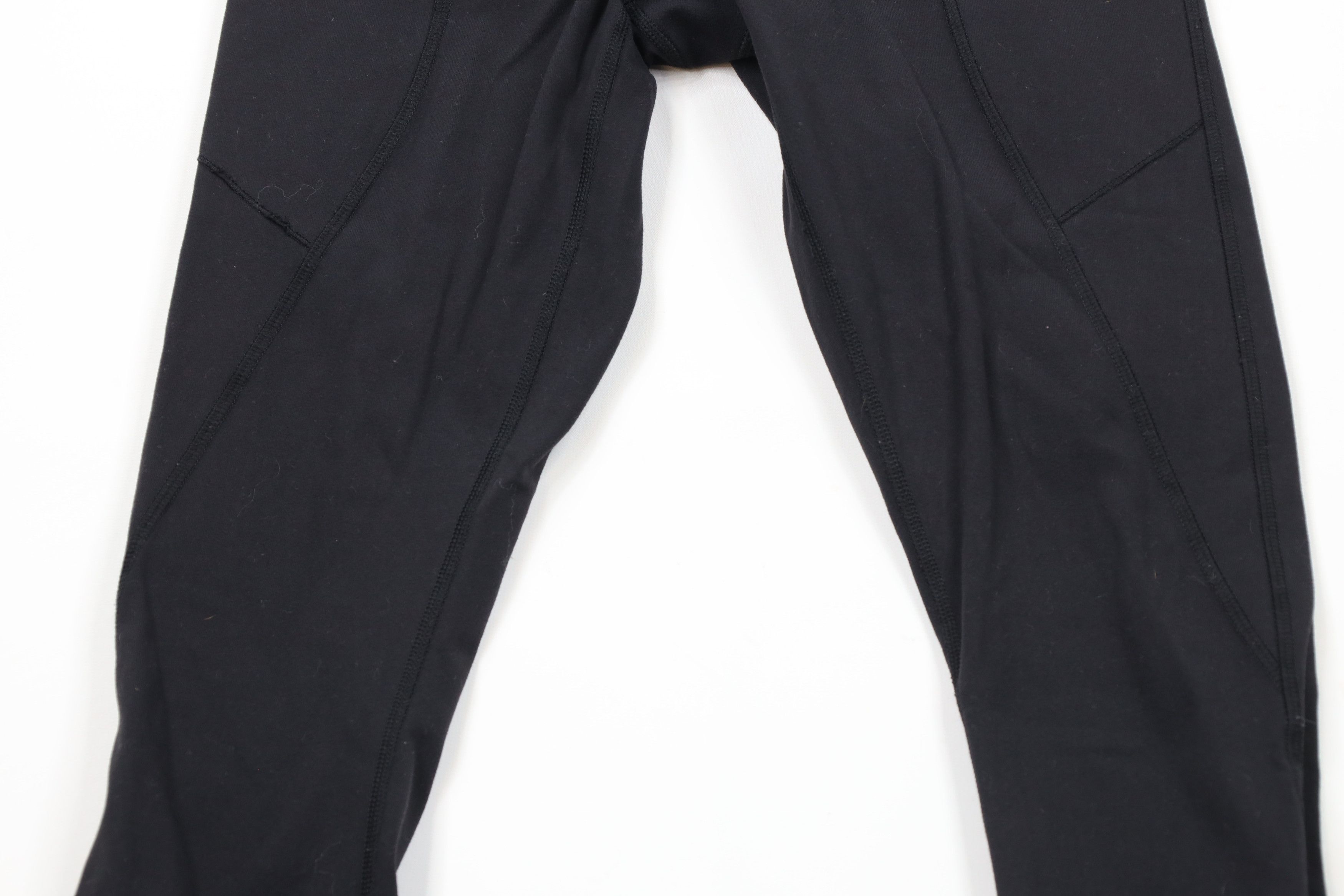 Lululemon × Vintage Lululemon Cropped Speed Training Tights Yoga Pants Black Size 27" / US 4 / IT 40 - 3 Thumbnail
