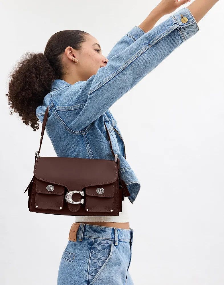 Coach Coach Cargo Western Turn-Lock Soft Tabby Shoulder Bag Maple Size ONE SIZE - 2 Thumbnail