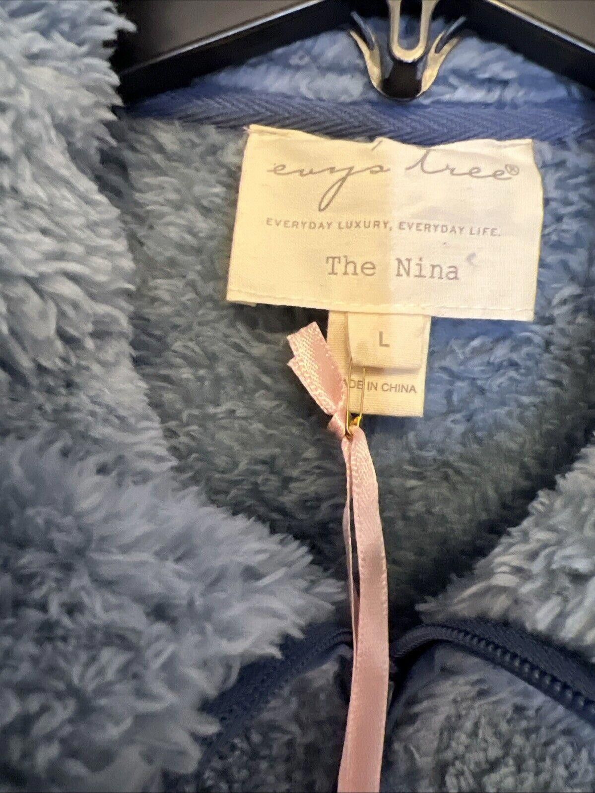 Ben Sherman evy's tree The Nina Sherpa Storm Blue Color Size L jacket Size L / US 10 / IT 46 - 2 Thumbnail
