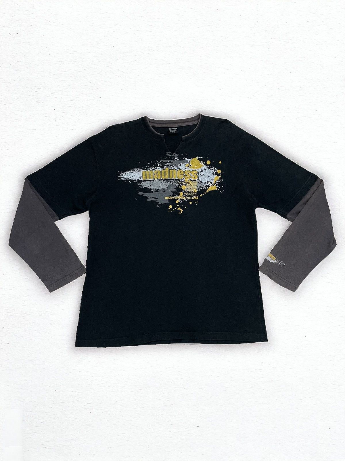 Madness Layered Wording Life Decision Y2K Hip Hop