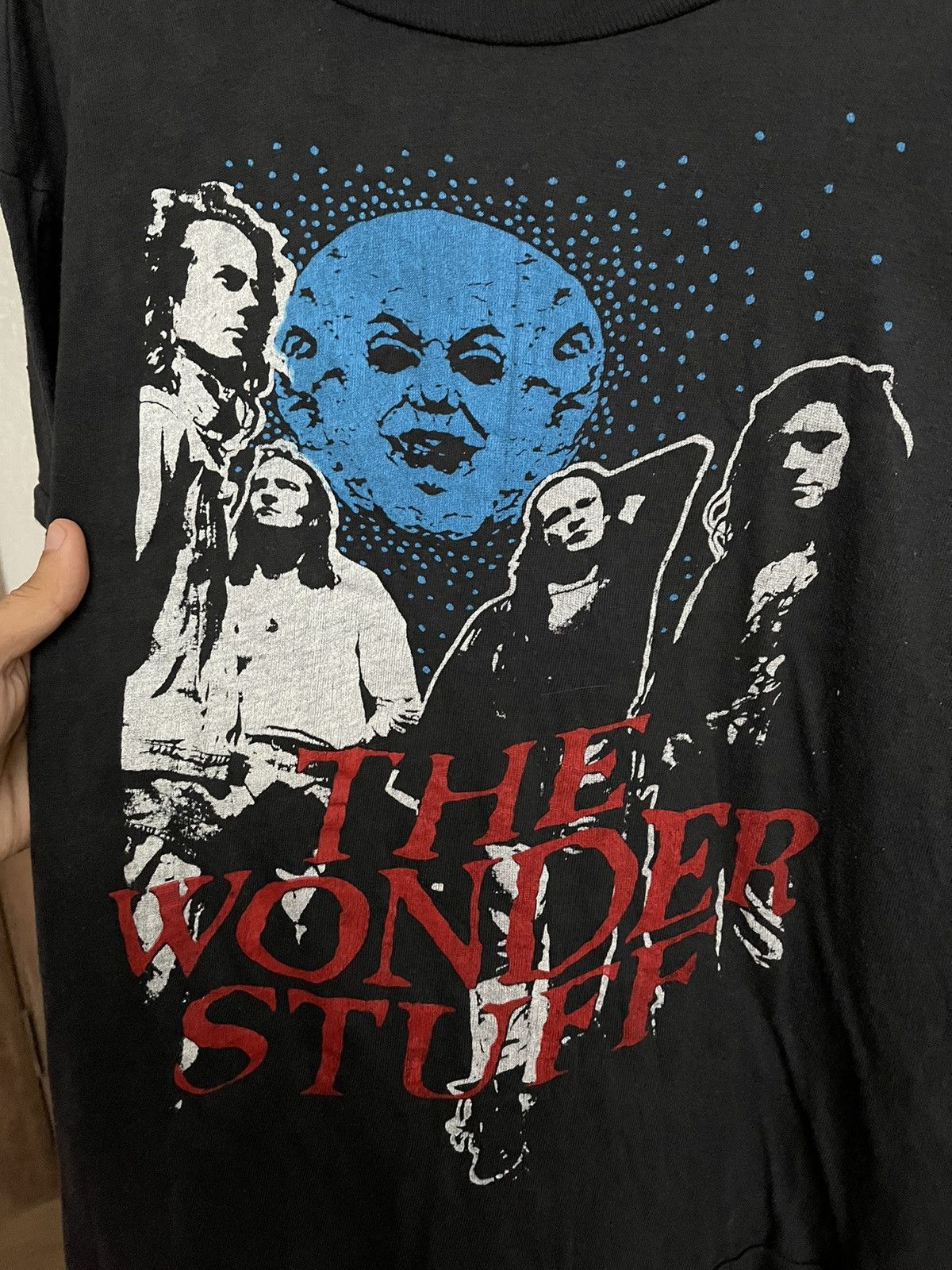 Band Tees 1989 The Wonder Stuff Vintage Hup Moon Band T-Shirt Tee Size US M / EU 48-50 / 2 - 7 Thumbnail