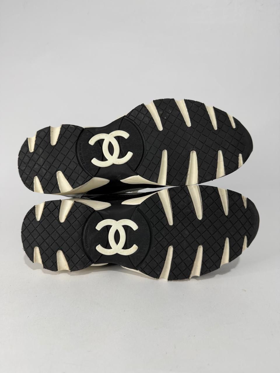 Chanel Chanel black and white color matching sneakers shoes EU 36. Size US 6 / IT 36 - 2 Thumbnail