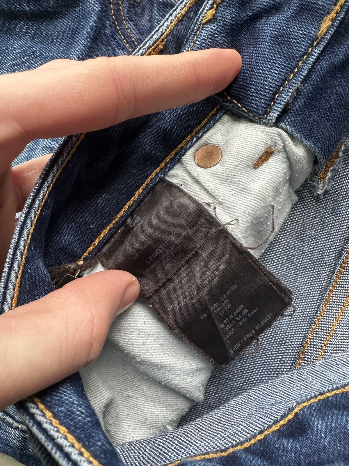 G-Star 🚨PUNK G STAR OPIUM SKINNY 96 BLUE MENS JEANS Y2k BIKER Size US 30 / EU 46 - 8 Thumbnail
