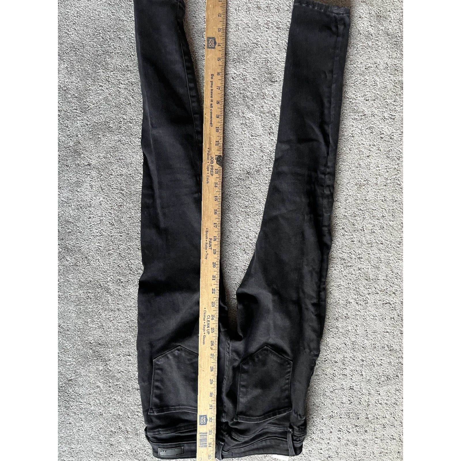 Abercrombie & Fitch ABERCROMBIE & FITCH Jeans Womens Size 25 Black Mid Rise Super Skinny Ankle Denim Size 42" / US 20 - 6 Thumbnail