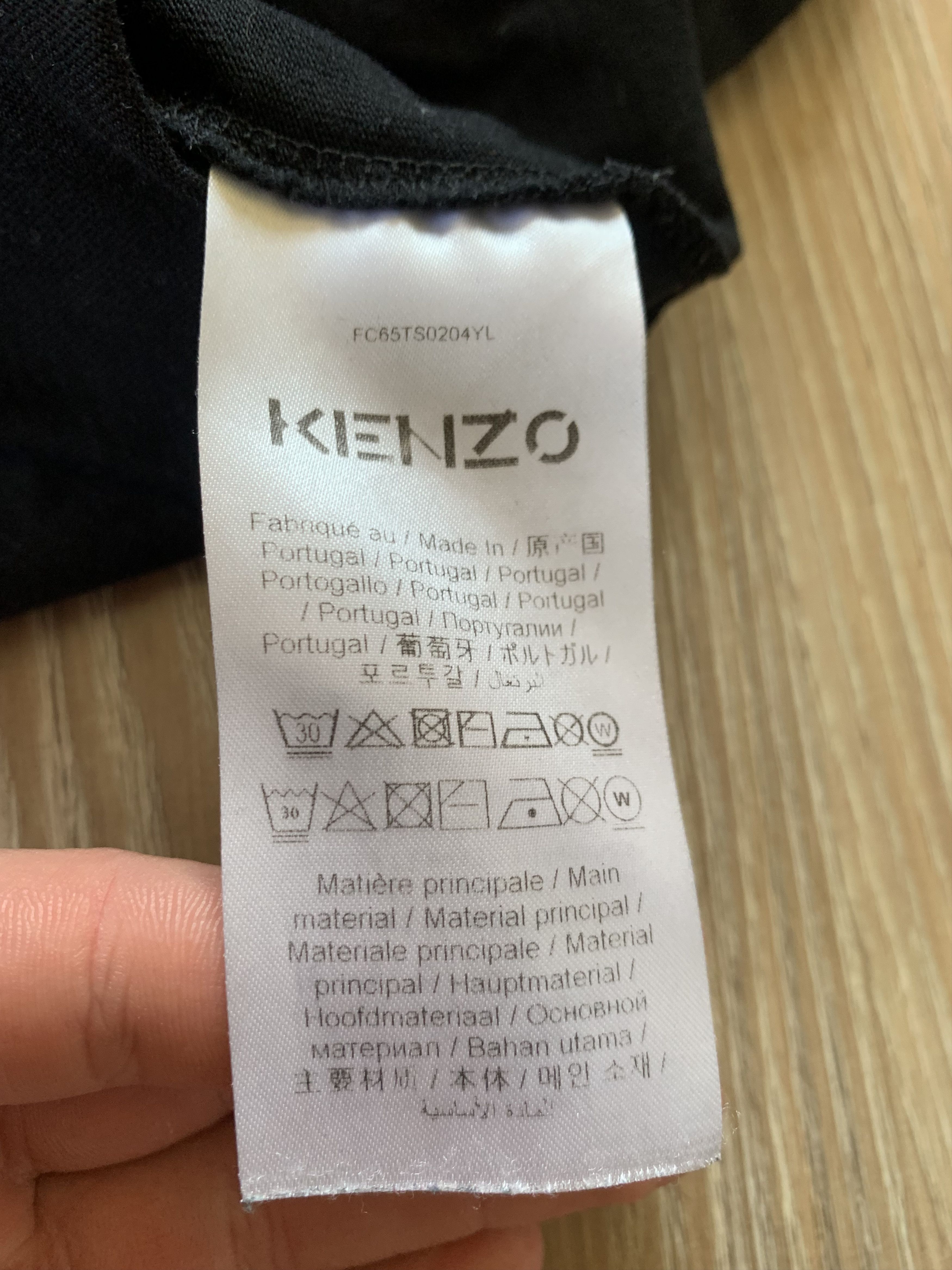 Kenzo × Vintage Kenzo Black Big Logo Vintage Printed T Shirt Size US M / EU 48-50 / 2 - 7 Thumbnail