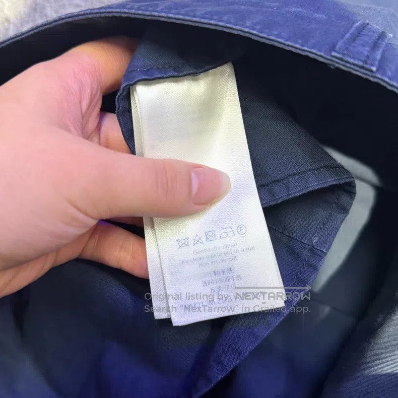 Louis Vuitton Louis Vuitton Blue washed cotton multi-pocket cargo pants Size US 40 / EU 56 - 4 Thumbnail
