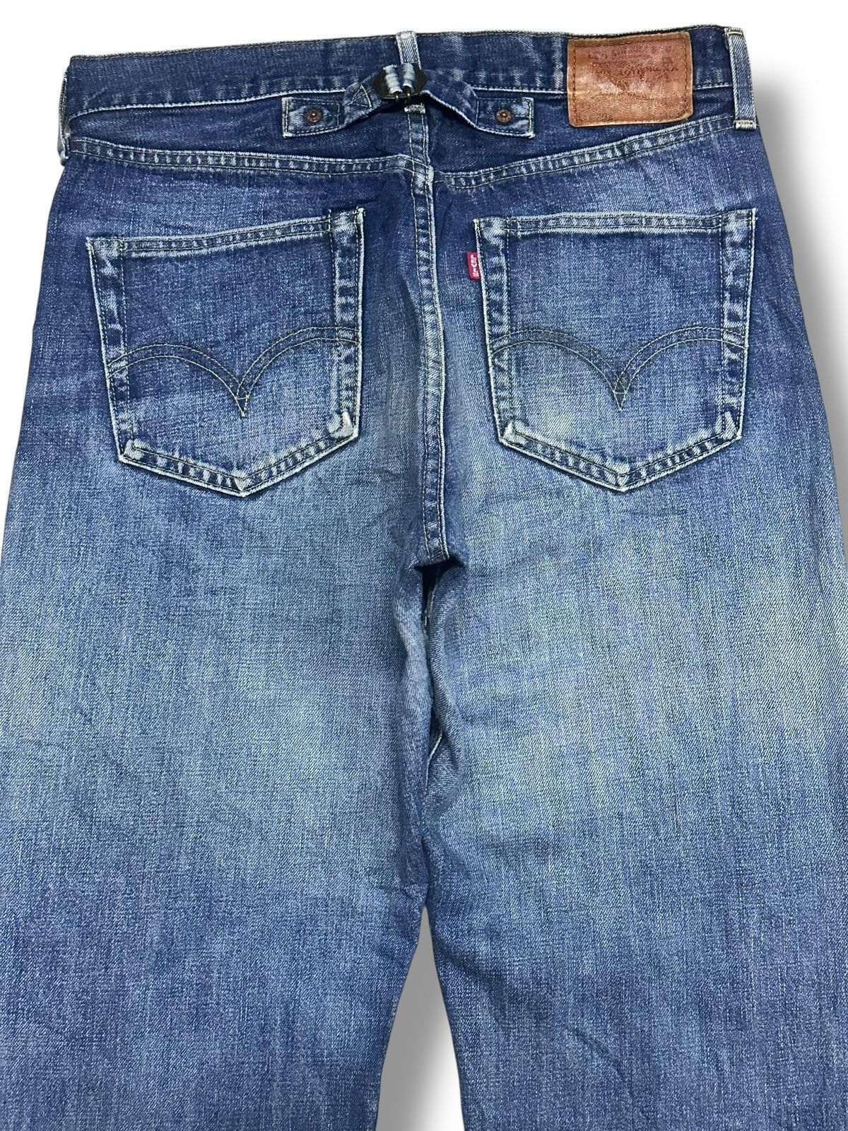 Levi's Levis Vintage Big E BuckleBack Rare Drop Selvedge Faded Size US 32 / EU 48 - 5 Thumbnail