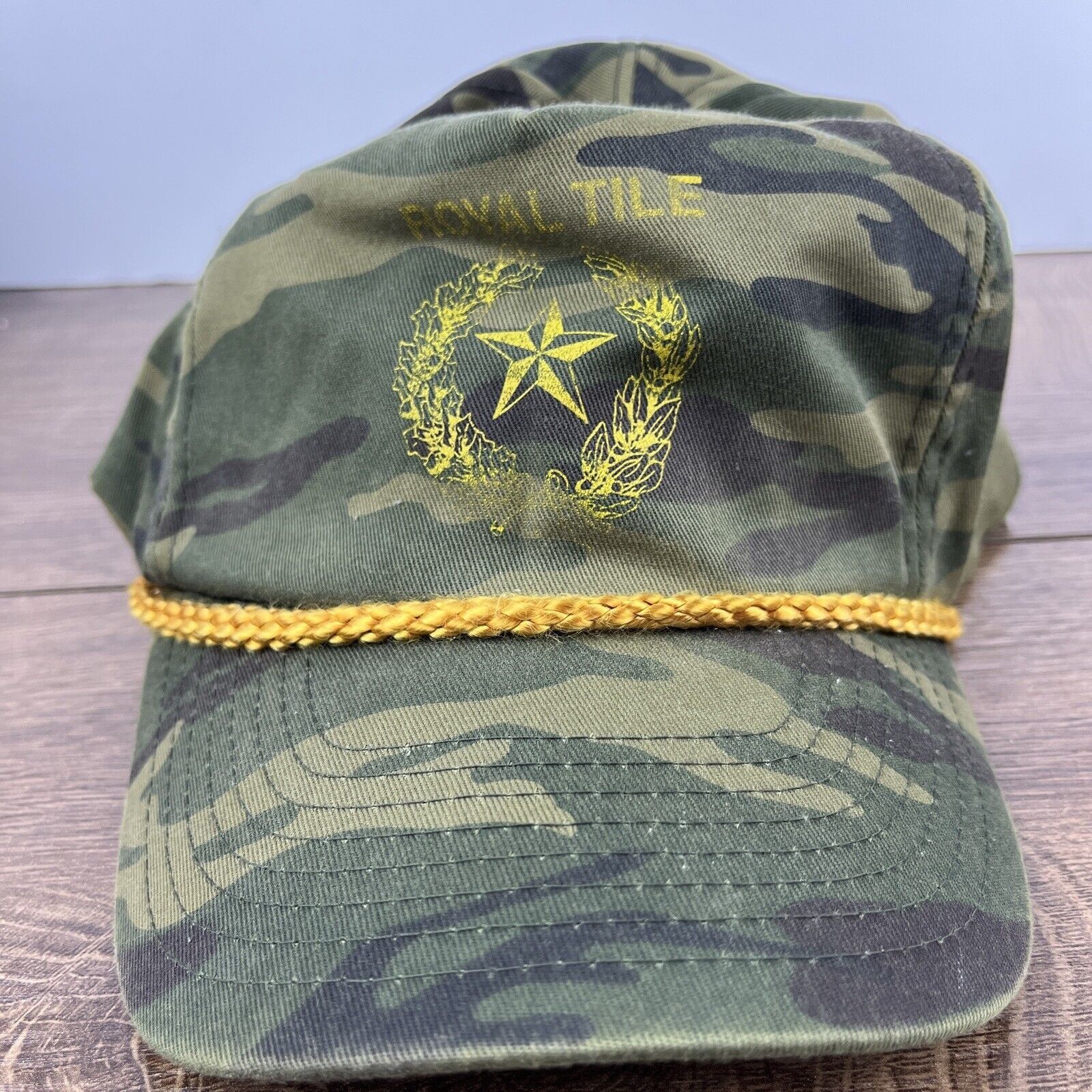 Other Royal Tile Hat Royal Tile Hat Camo Green Hat Adjustable Gree Size ONE SIZE - 3 Thumbnail