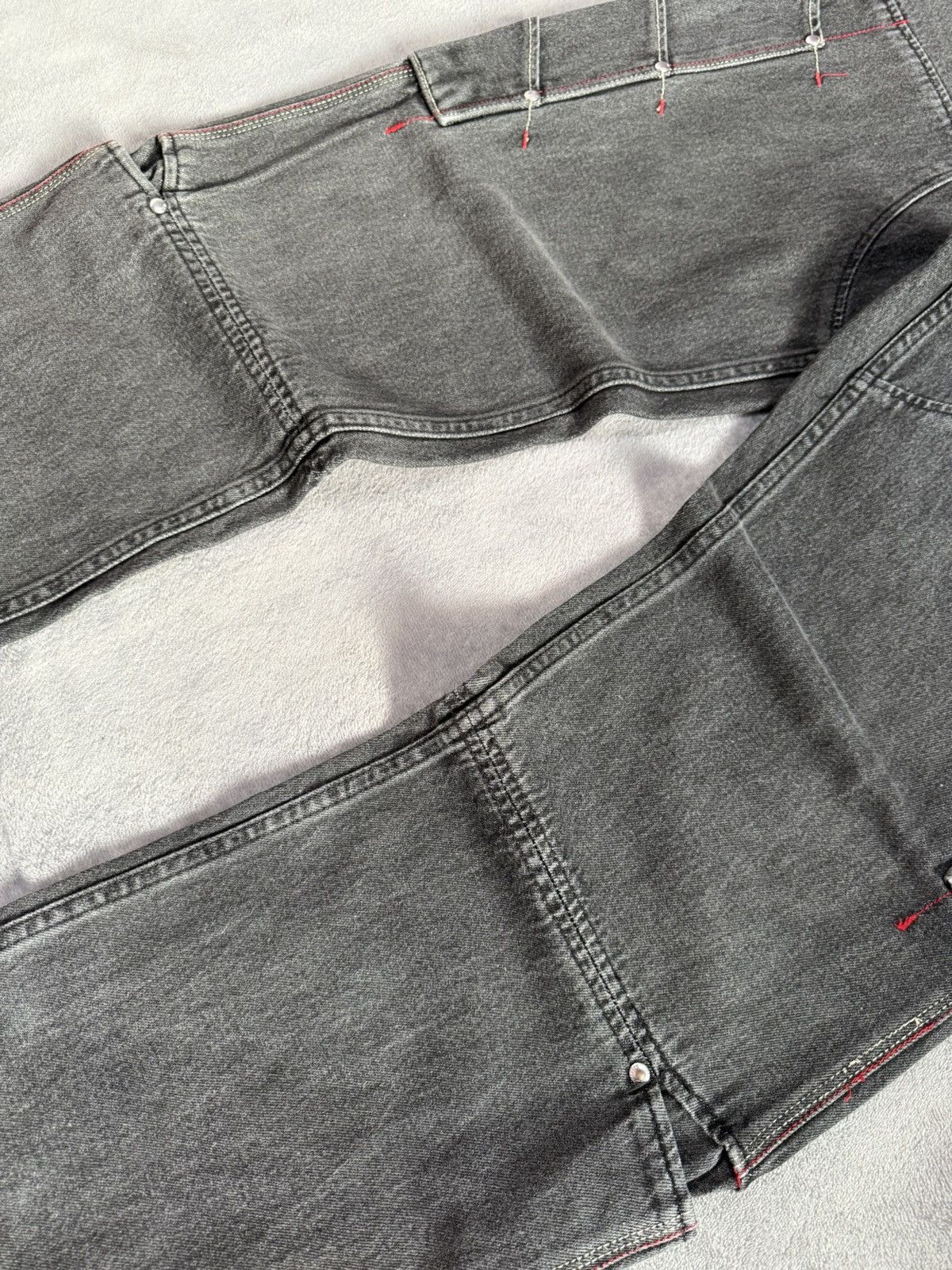 JNCO × Southpole Y2K Transer Double Knee Skate Baggy Jeans Size US 30 / EU 46 - 8 Thumbnail