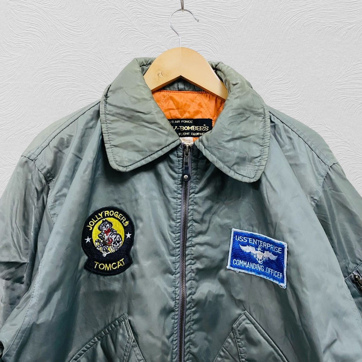 Buzz Rickson's Vintage tomcat uss enterprise bomber jacket Size US XL / EU 56 / 4 - 2 Thumbnail