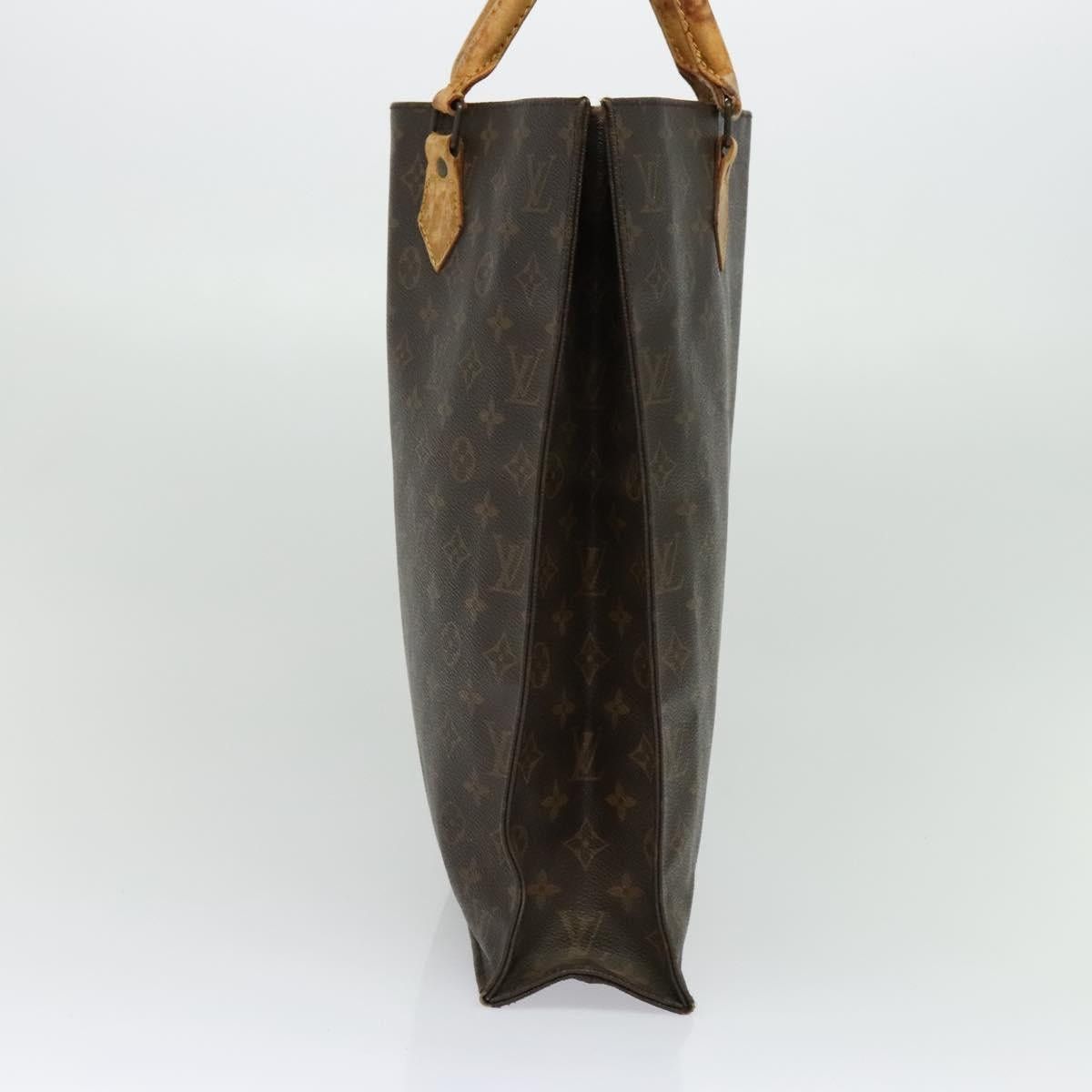 Louis Vuitton LOUIS VUITTON Monogram Sac Plat Hand Bag M51140 Size ONE SIZE - 3 Thumbnail