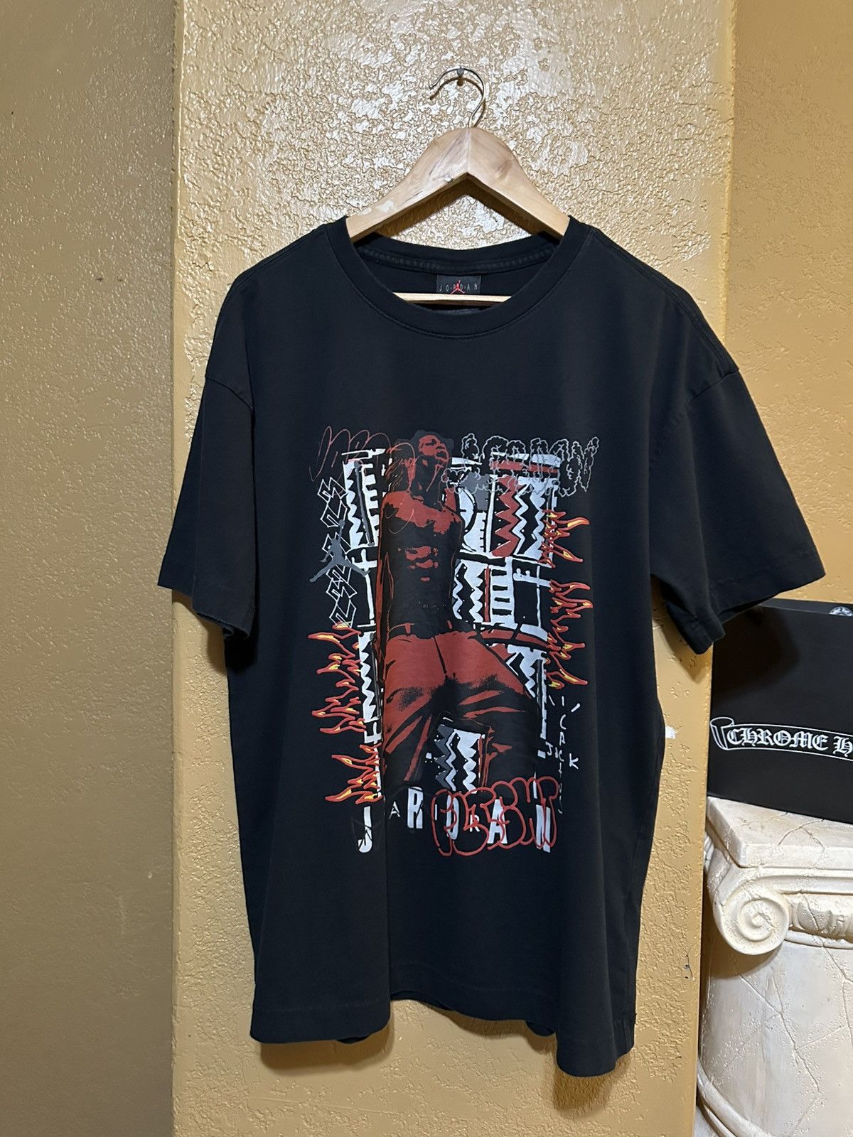 Jordan Brand × Travis Scott rare Travis Scott Cactus Jack Jordan Brand tee shirt Size US M / EU 48-50 / 2 - 2 Thumbnail