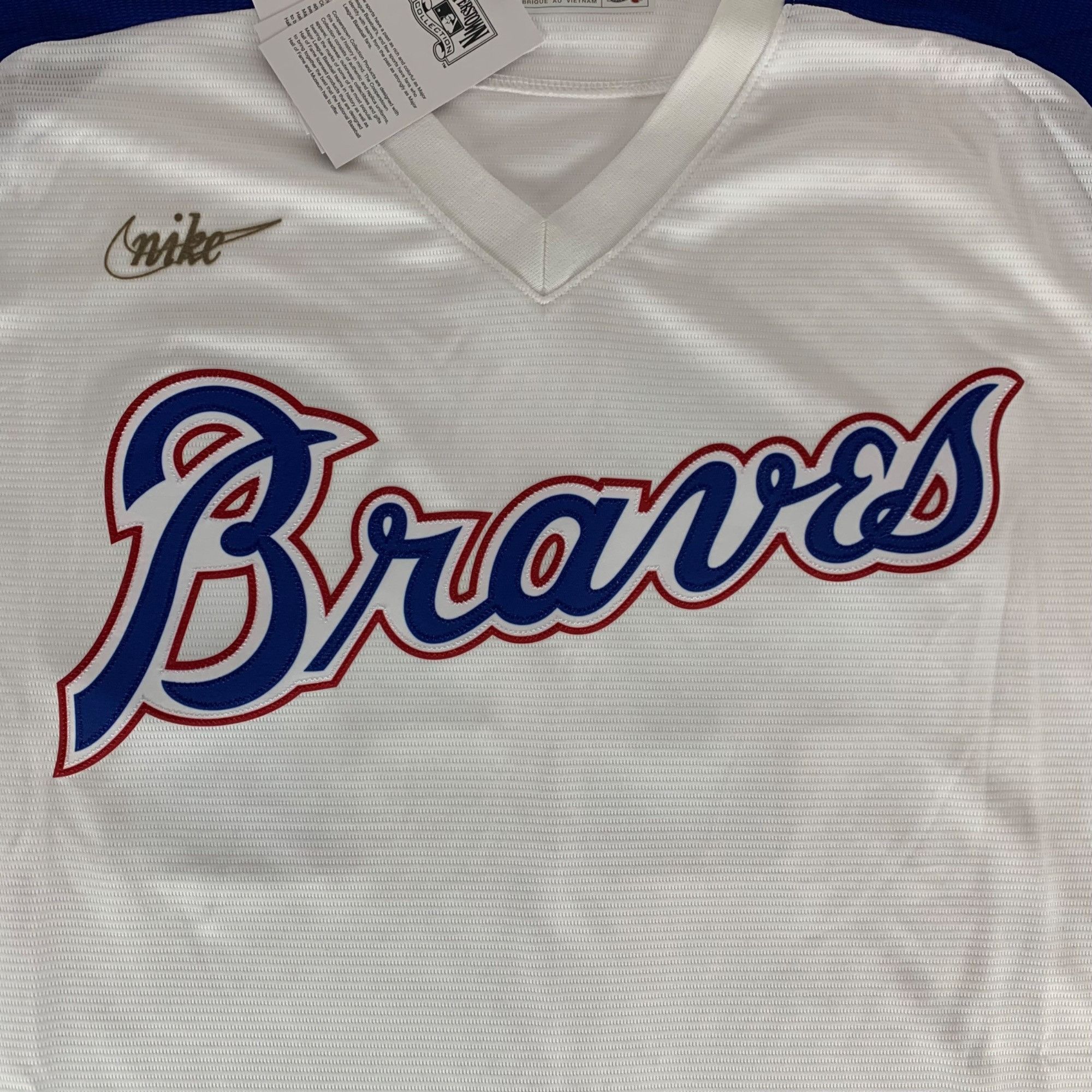 Nike Hank Aaron Atlanta Braves Nike Cooperstown Colletion Jersey Size US XXL / EU 58 / 5 - 2 Thumbnail