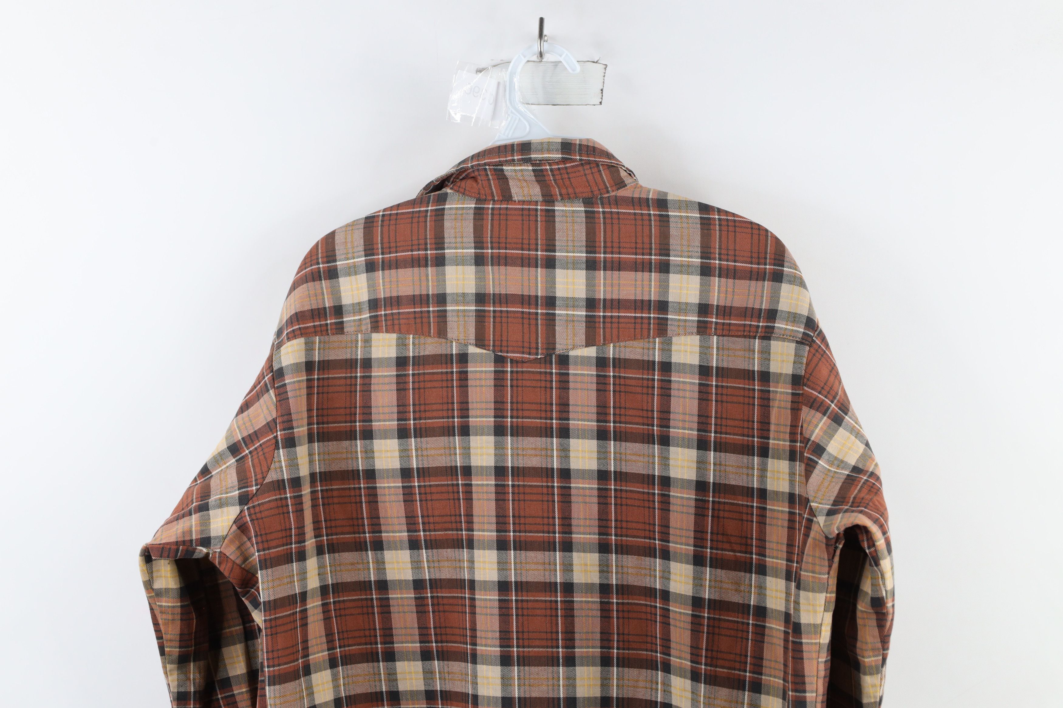 Vintage Vintage 70s Streetwear Western Rodeo Snap Button Shirt USA Size US L / EU 52-54 / 3 - 16 Thumbnail
