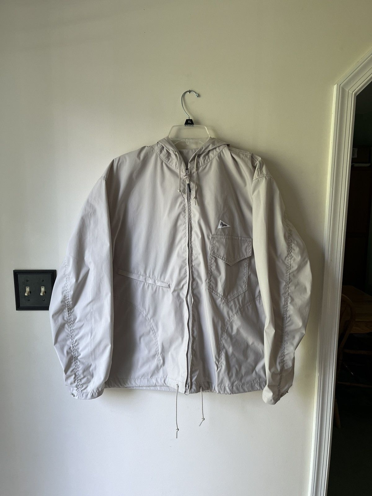 Pilgrim Surf + Supply Russel Zip Rain Parka - Cloud Size US L / EU 52-54 / 3 - 1 Thumbnail