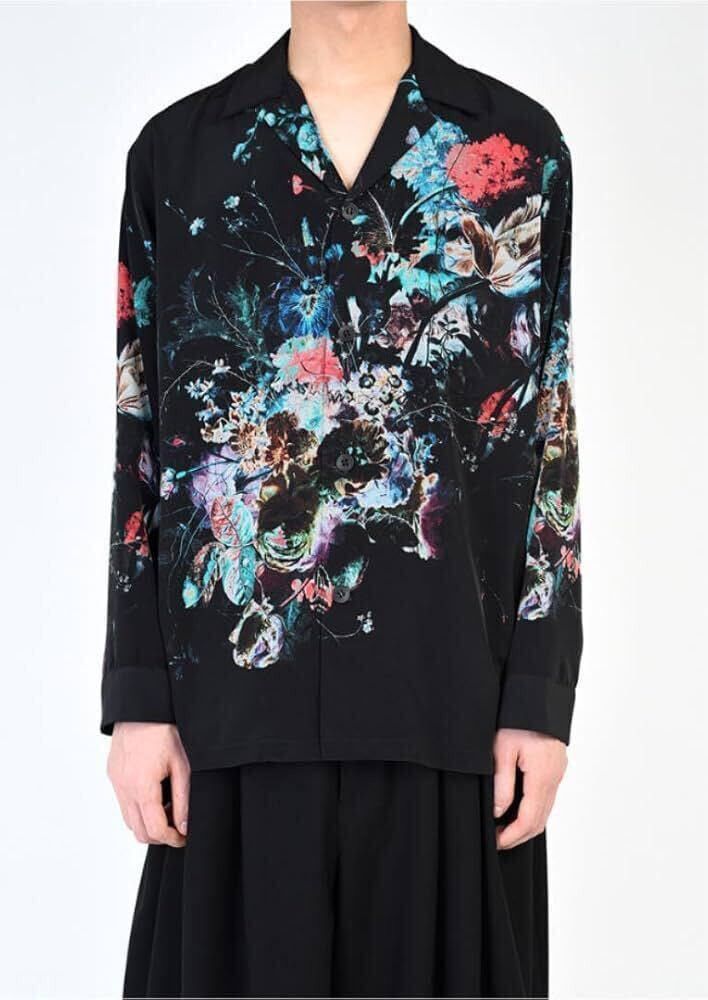 Lad Musician Lad Musician SS19 Vibrant Floral Print Long Sleeve Shirt Size US M / EU 48-50 / 2 - 1 Thumbnail