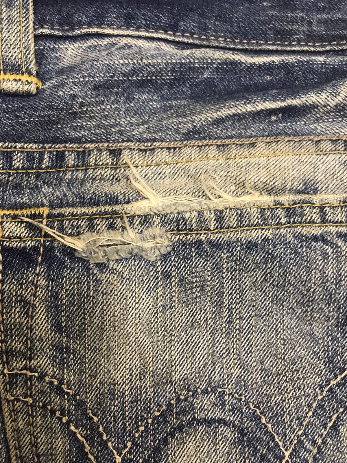 Edwin 💥FLARE💥EDWIN Dirty Distressed Flare Denim F85 Size 32" / US 10 / IT 46 - 16 Thumbnail