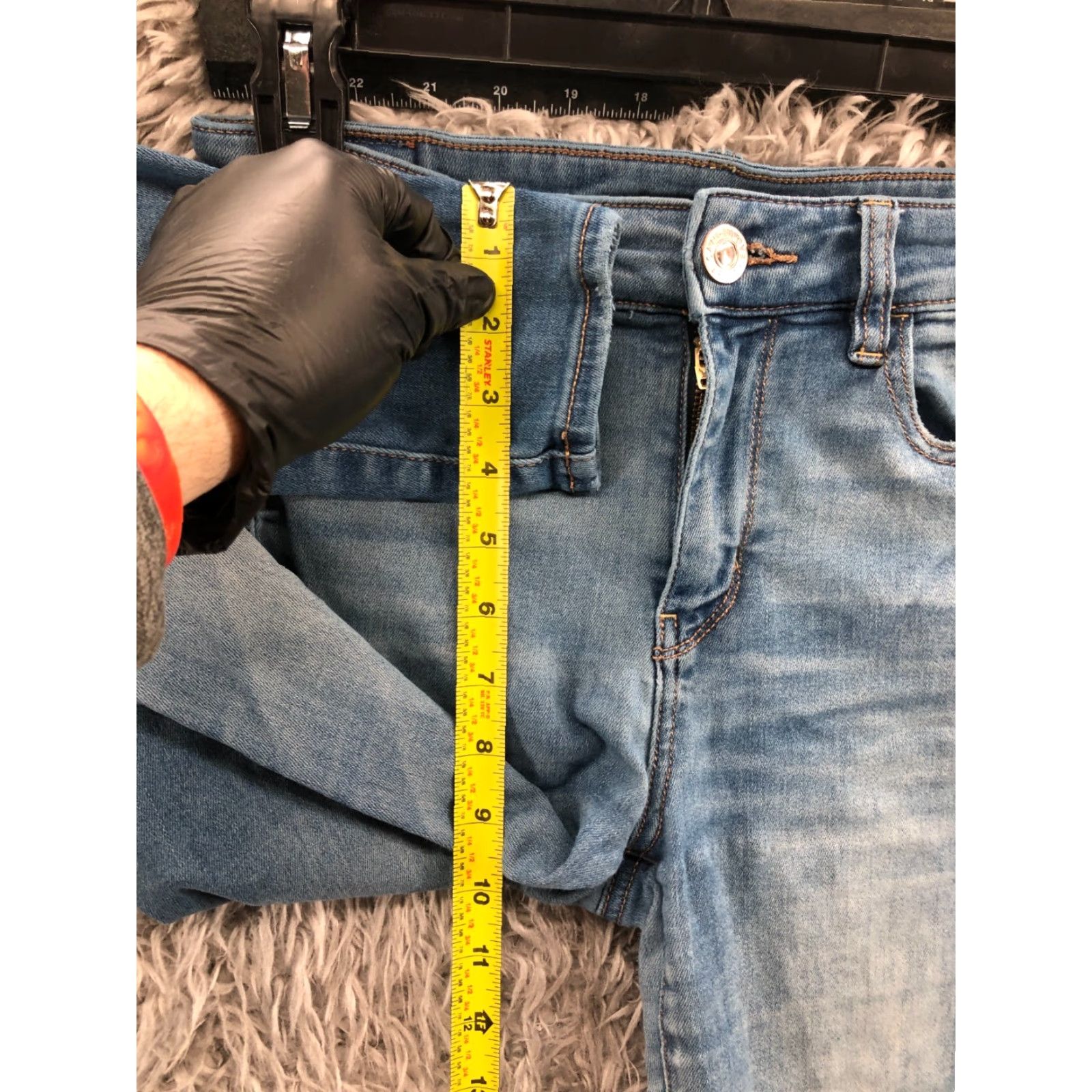 American Eagle Outfitters American Eagle Outfitters Skinny Jeans Size 4 Short Womens Medium Wash Blue Flaw Size 27" / US 4 / IT 40 - 4 Thumbnail