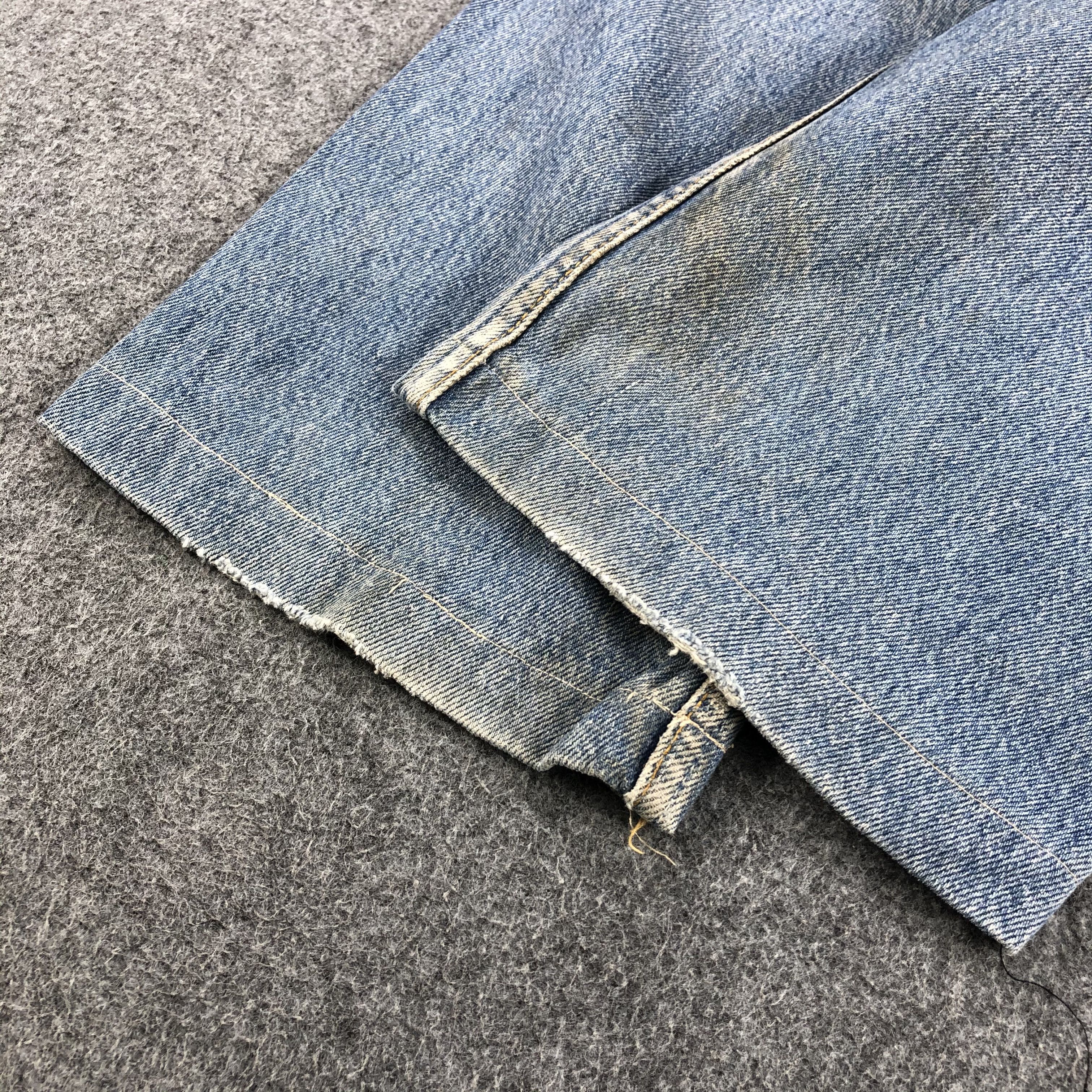 Levi's Vintage 90s Dirty Light Wash Levis 501 Jeans-JM926 Size US 31 - 5 Thumbnail