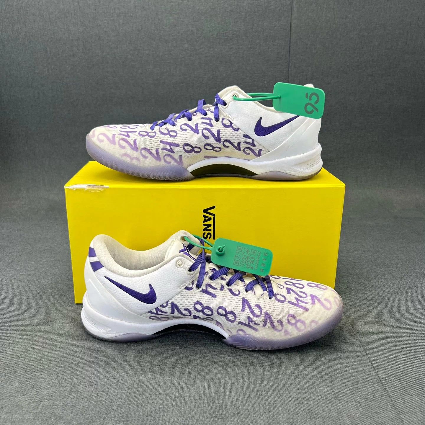 Adidas Adidas ZX 8000 White Purple EUR 41 Mint Size US 8 / EU 41 - 3 Thumbnail