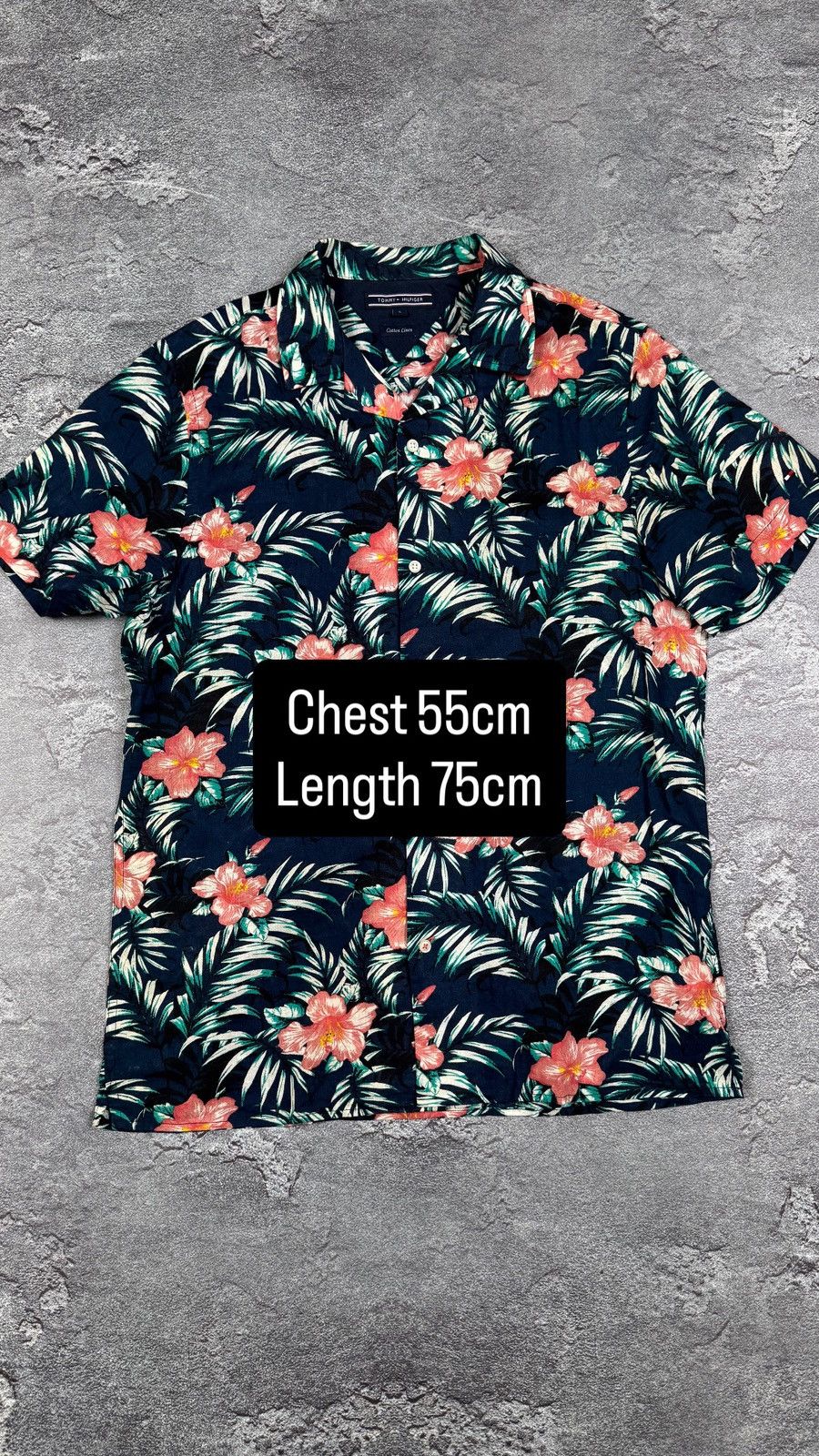 Tommy Hilfiger Tommy Hilfiger Hawaii Short Sleeve Shirt Size L Streetwear Size US L / EU 52-54 / 3 - 3 Thumbnail